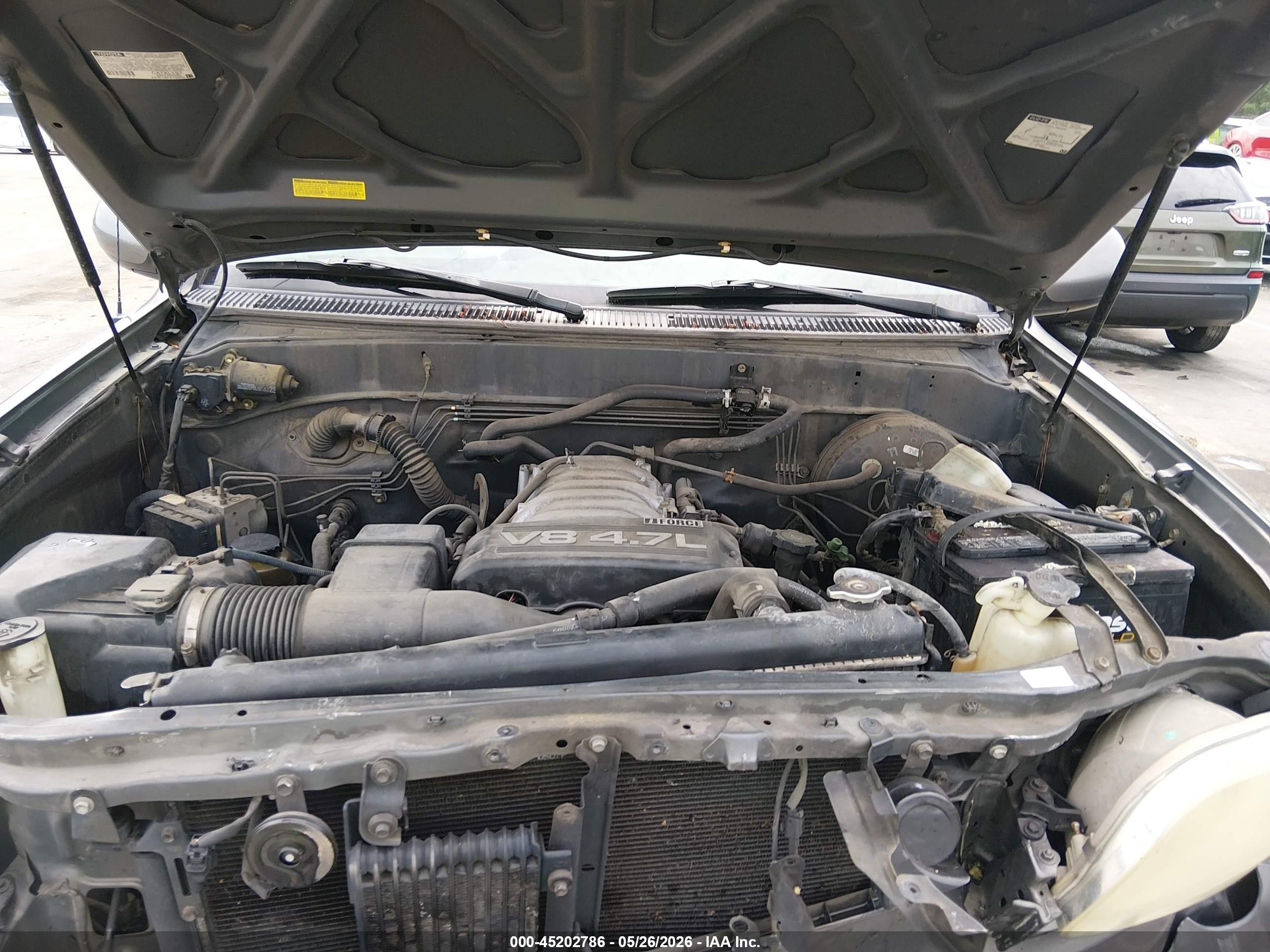 2004 Toyota Tundra Limited V8 Gray vin: 5TBDT48154S463955