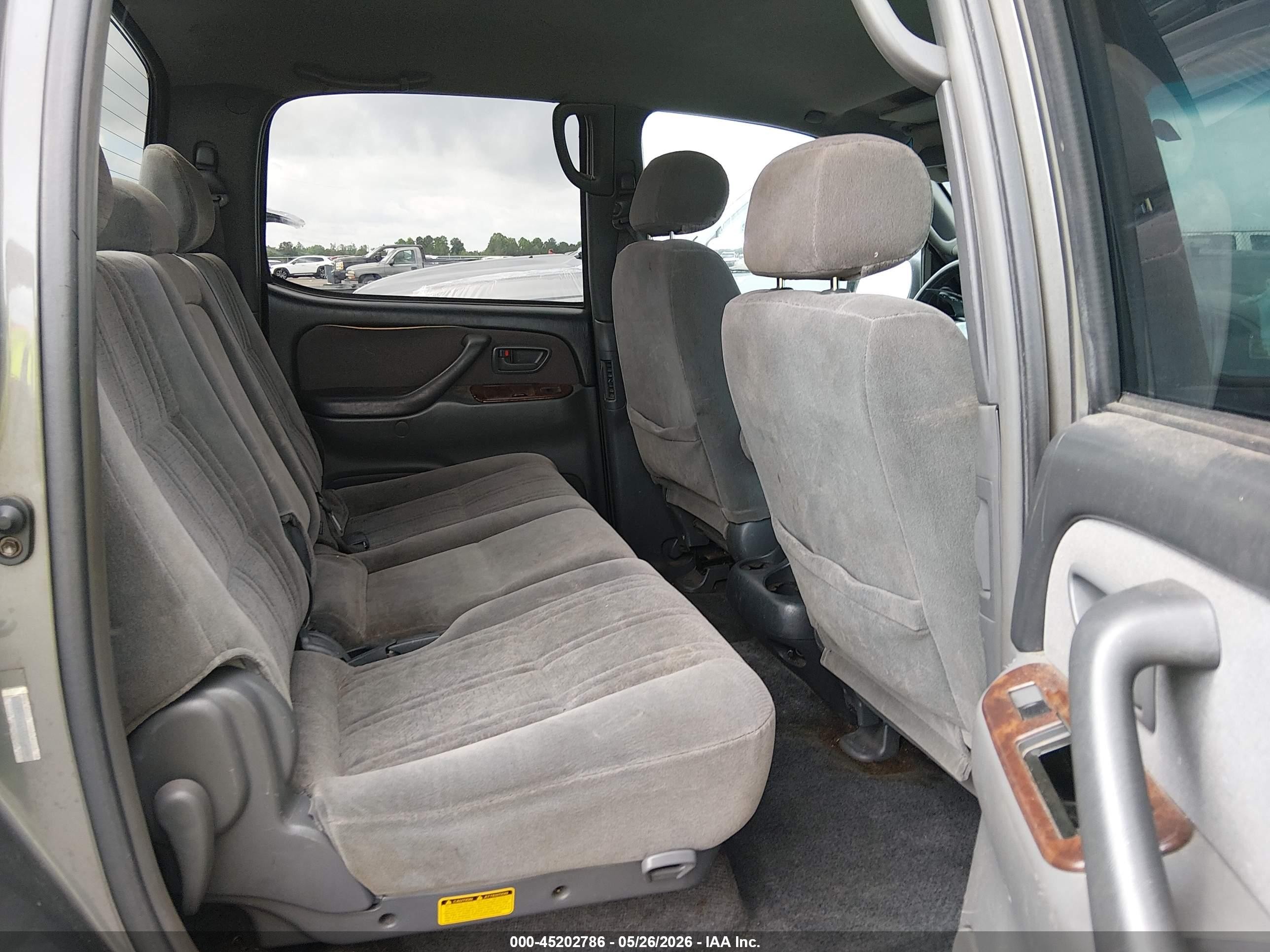 2004 Toyota Tundra Limited V8 Gray vin: 5TBDT48154S463955
