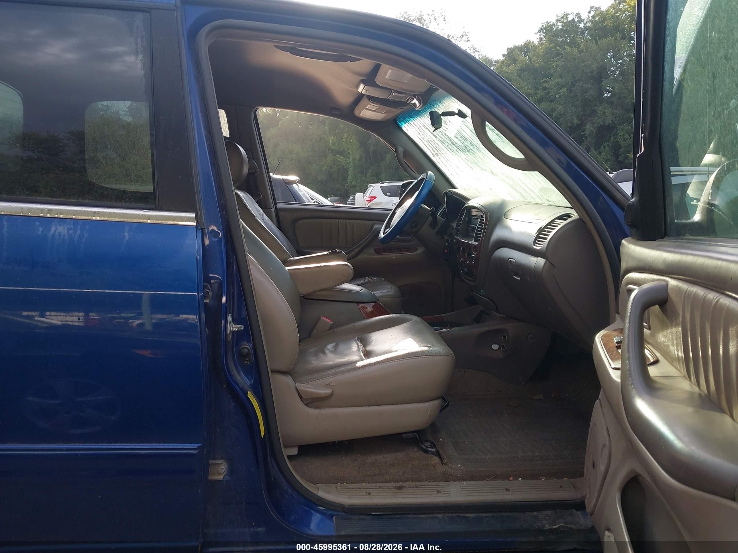 2005 Toyota Tundra Limited V8 Blue vin: 5TBDT48155S476609