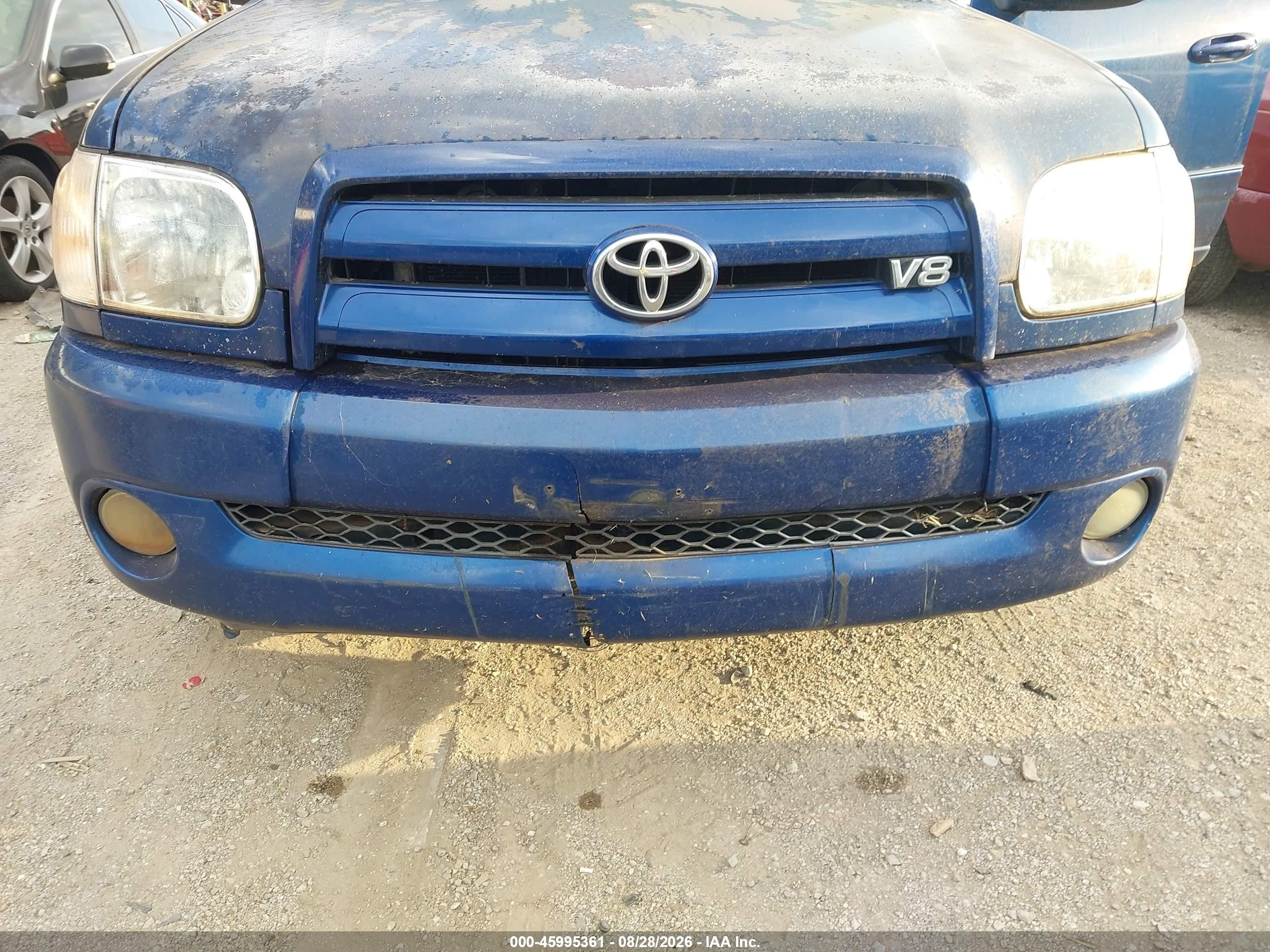 2005 Toyota Tundra Limited V8 Blue vin: 5TBDT48155S476609