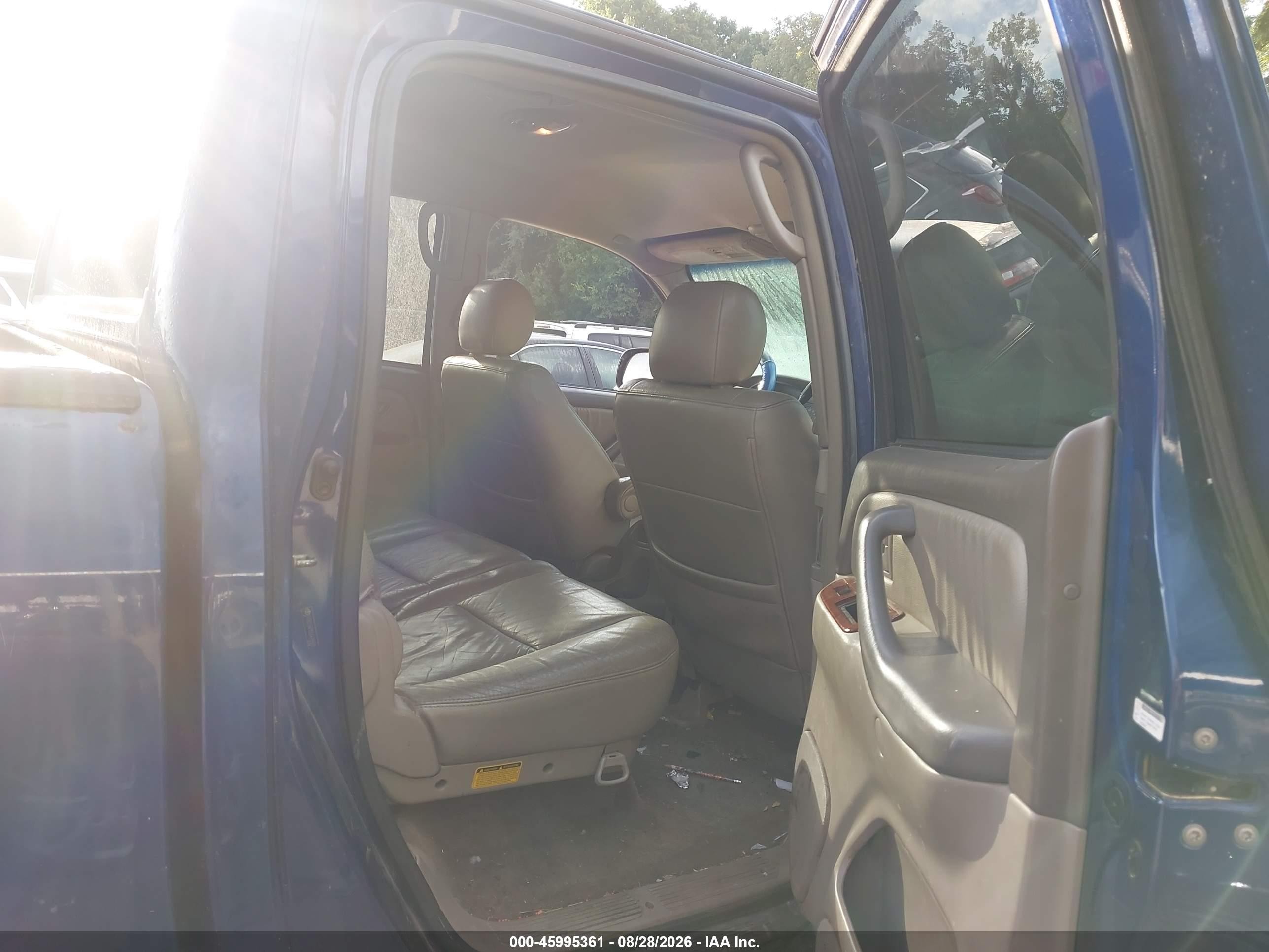 2005 Toyota Tundra Limited V8 Blue vin: 5TBDT48155S476609