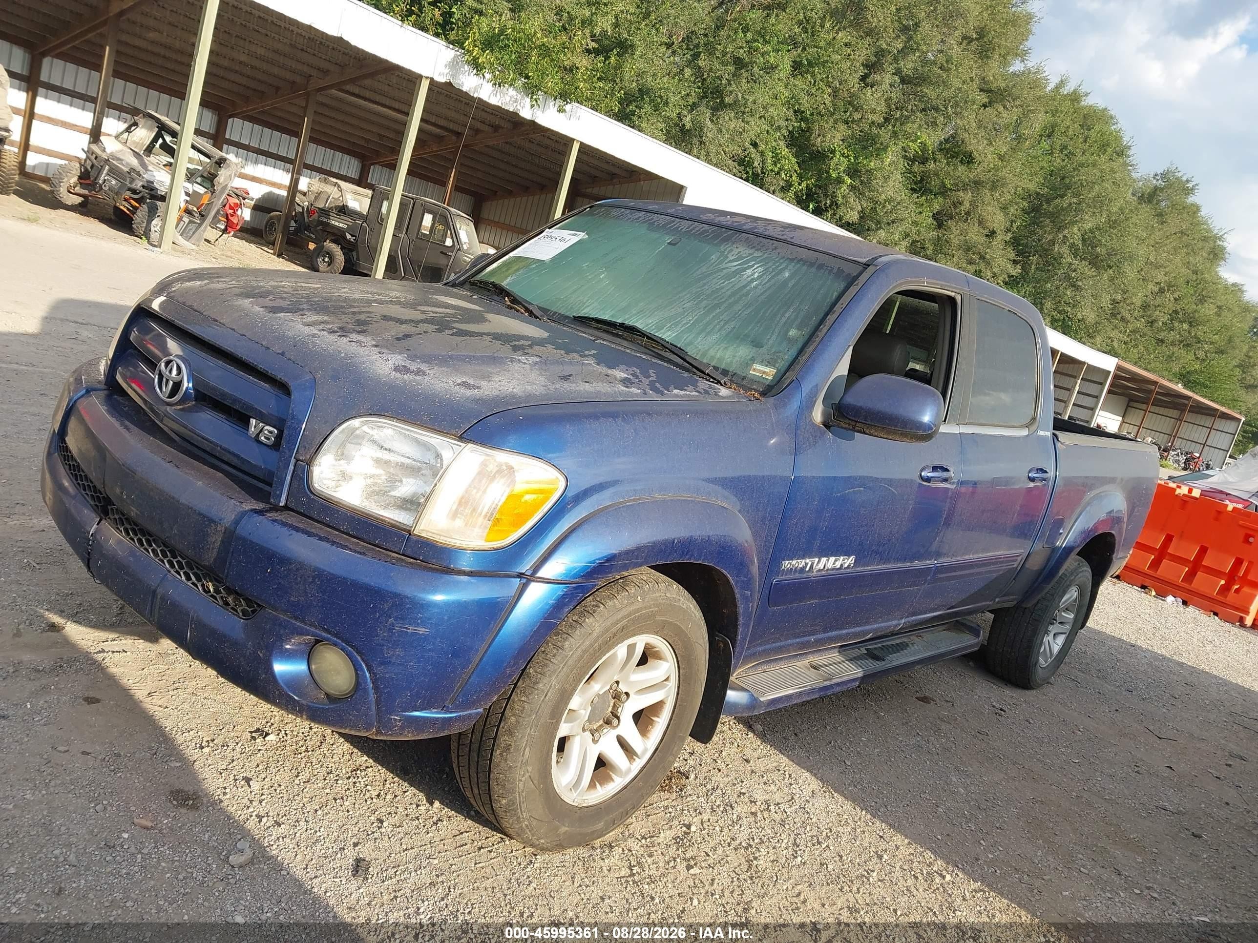 2005 Toyota Tundra Limited V8 Blue vin: 5TBDT48155S476609