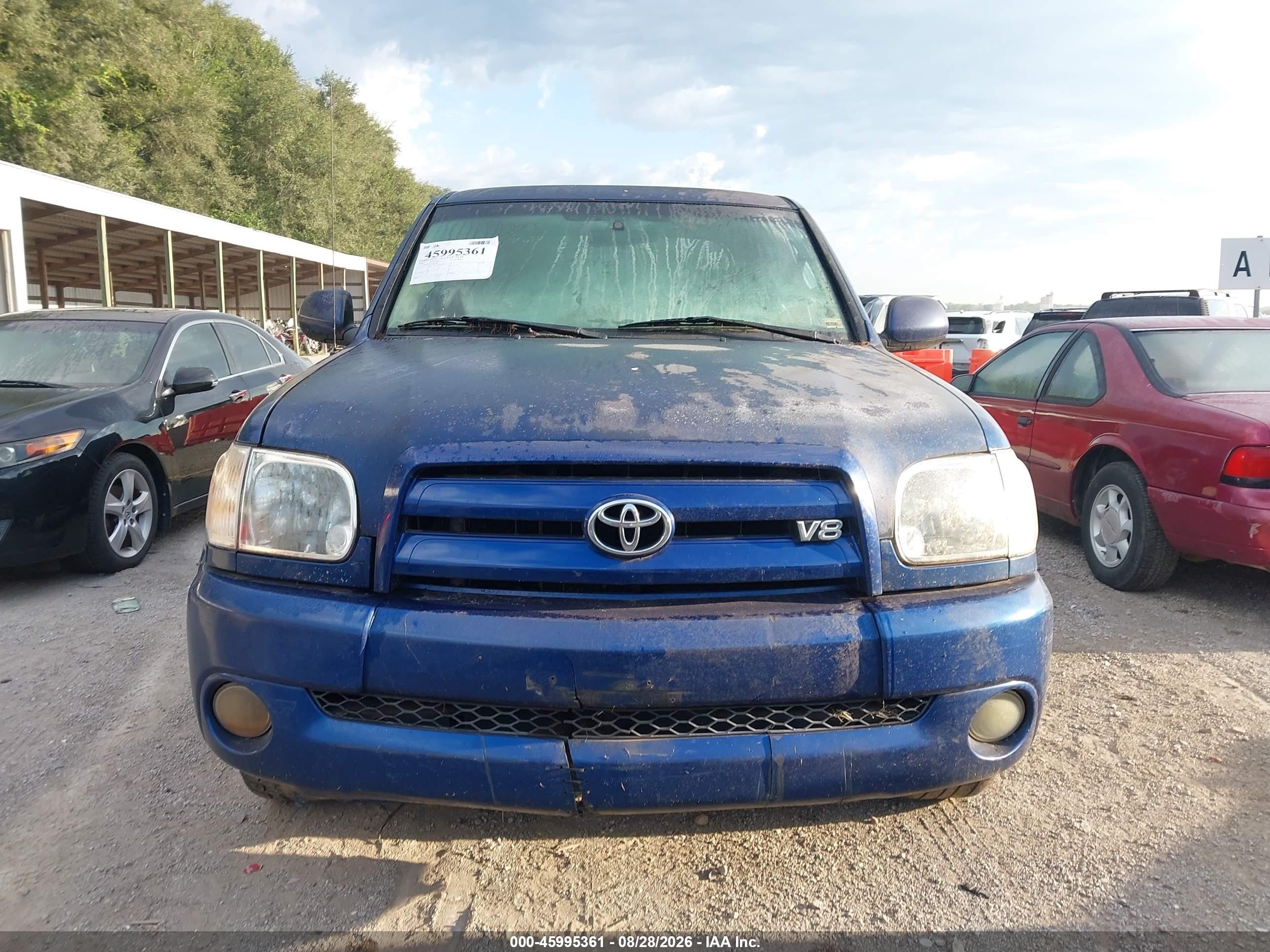 2005 Toyota Tundra Limited V8 Blue vin: 5TBDT48155S476609