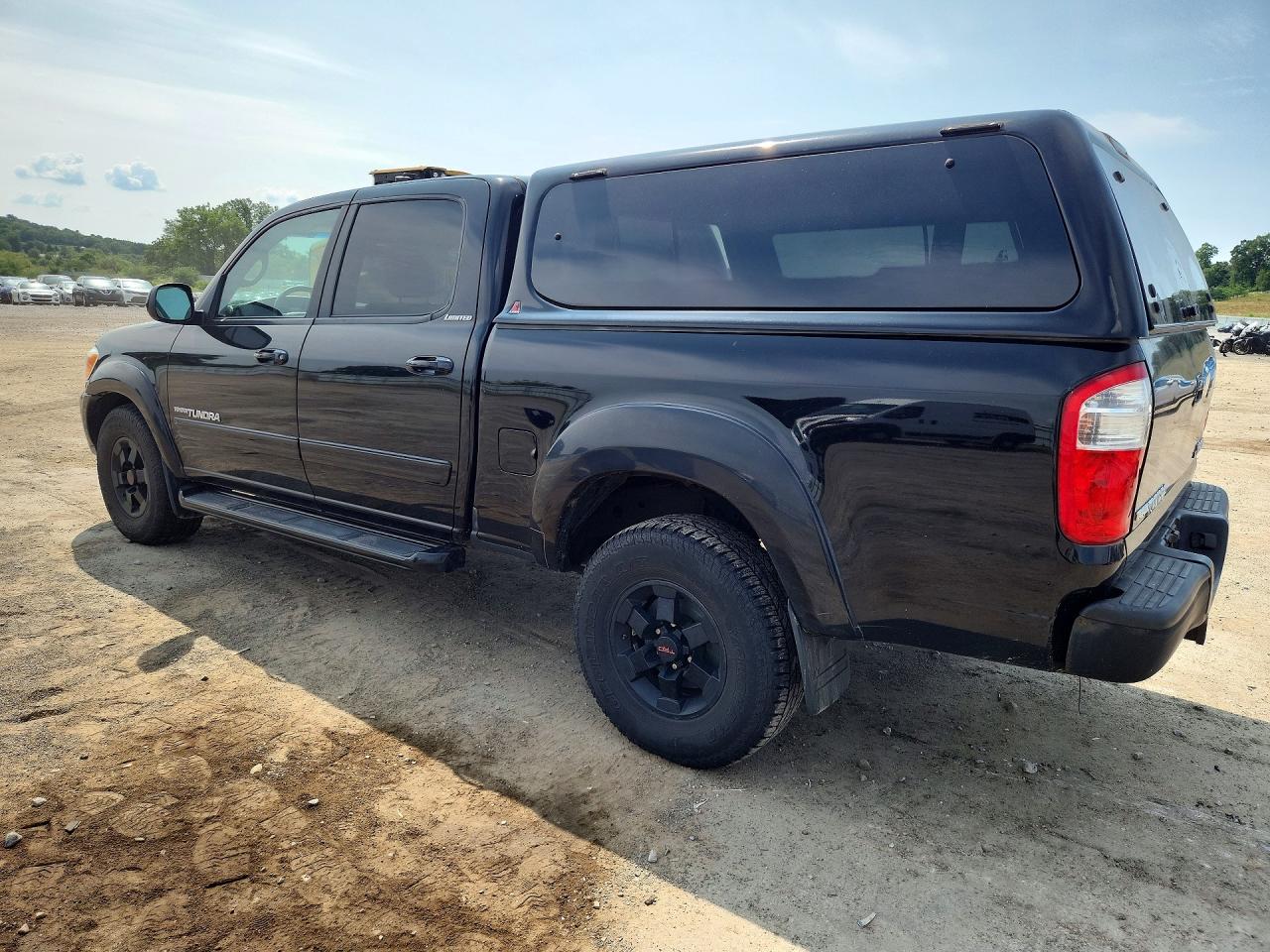 2005 Toyota Tundra Access Cab Limited Black vin: 5TBDT48155S501377