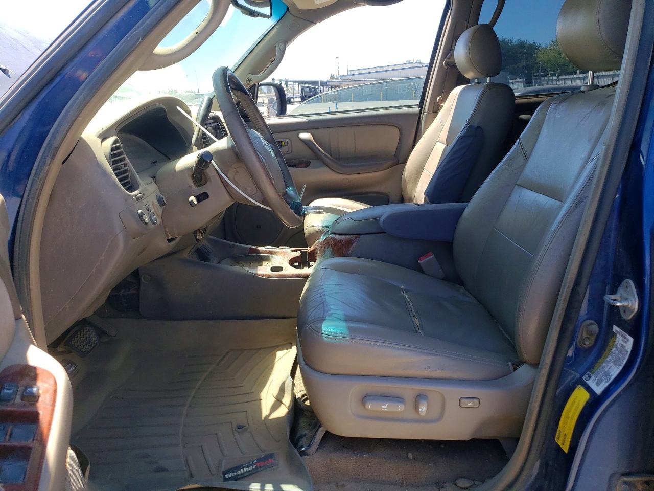 2006 Toyota Tundra Double Cab Limited Blue vin: 5TBDT48156S536826