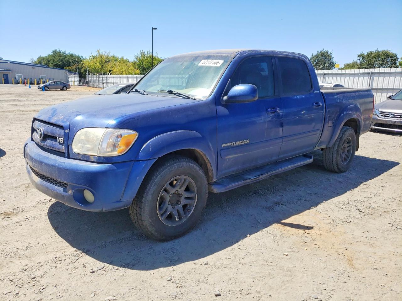 2006 Toyota Tundra Double Cab Limited Blue vin: 5TBDT48156S536826