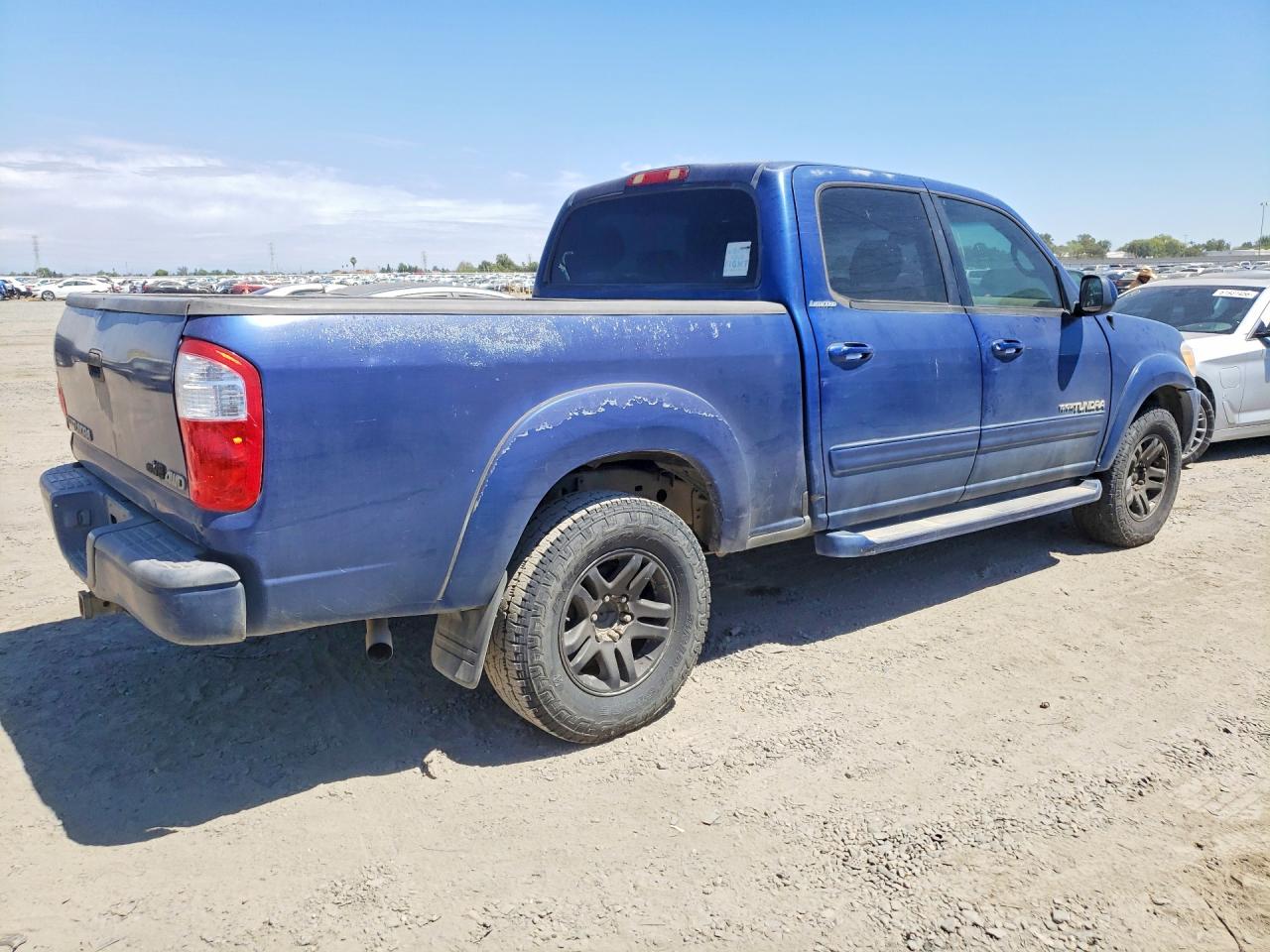 2006 Toyota Tundra Double Cab Limited Blue vin: 5TBDT48156S536826