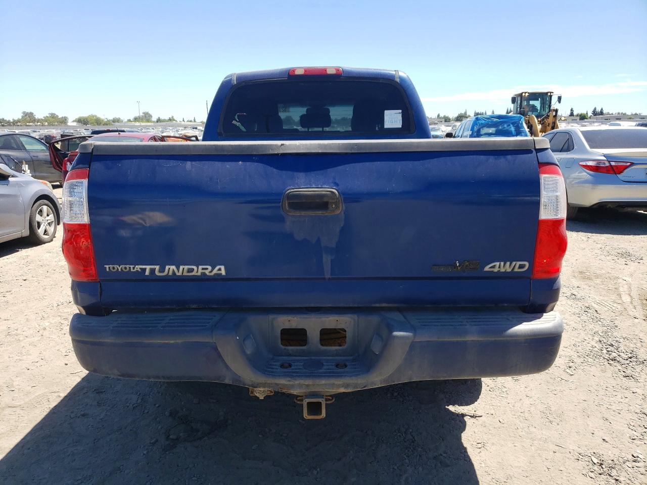 2006 Toyota Tundra Double Cab Limited Blue vin: 5TBDT48156S536826