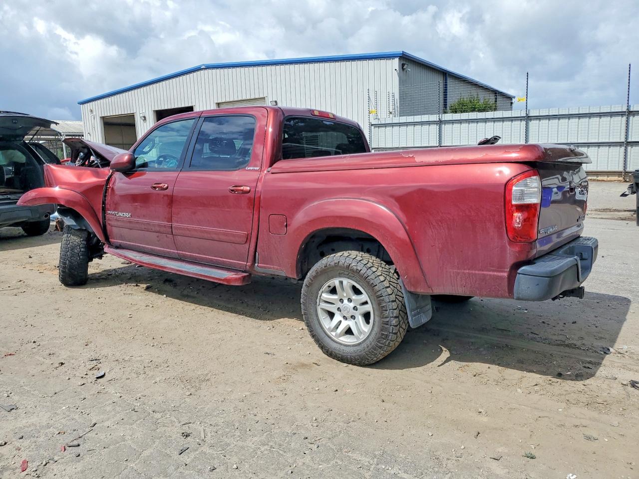 2004 Toyota Tundra Double Cab Limited Burgundy vin: 5TBDT48164S451085