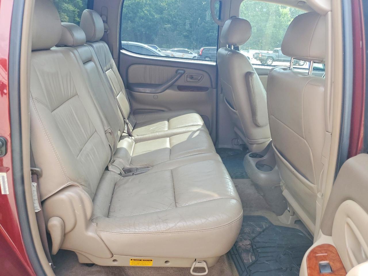 2004 Toyota Tundra Double Cab Limited Burgundy vin: 5TBDT48164S451085