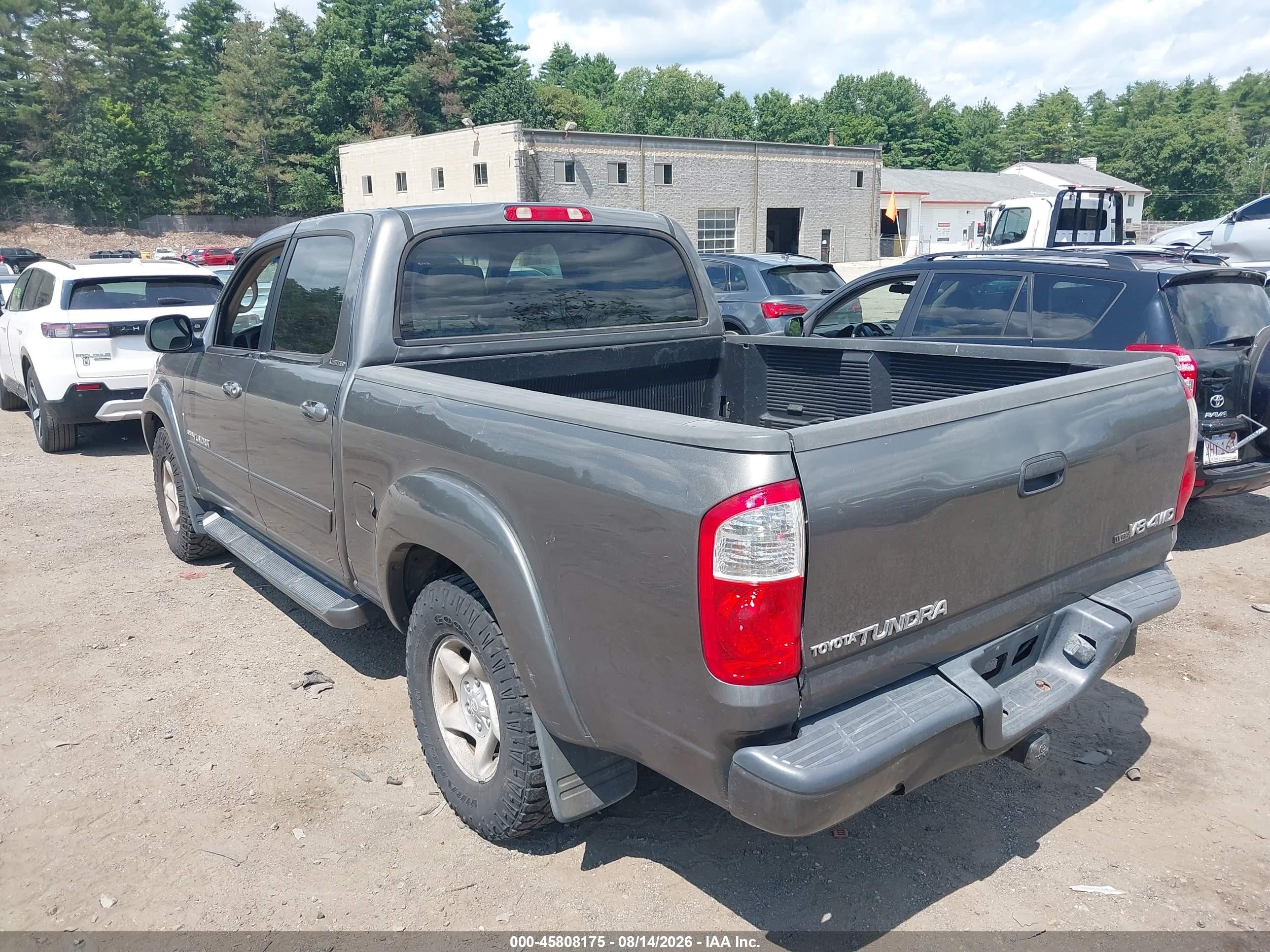 2006 Toyota Tundra Limited V8 Коричневый vin: 5TBDT48166S533594
