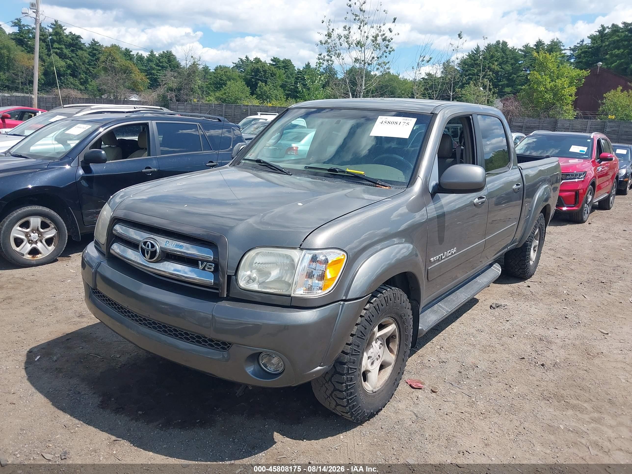 2006 Toyota Tundra Limited V8 Коричневый vin: 5TBDT48166S533594