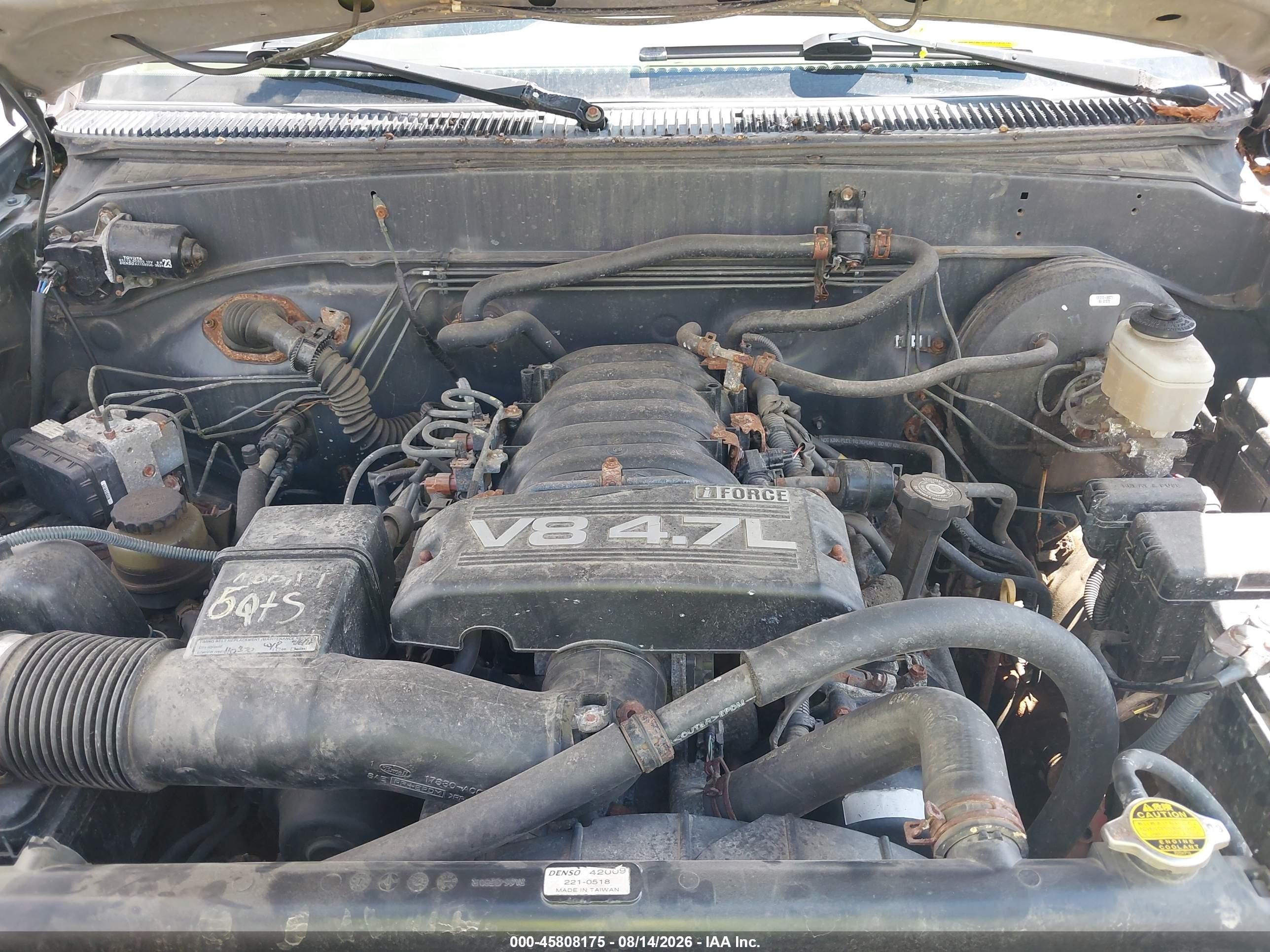 2006 Toyota Tundra Limited V8 Коричневый vin: 5TBDT48166S533594