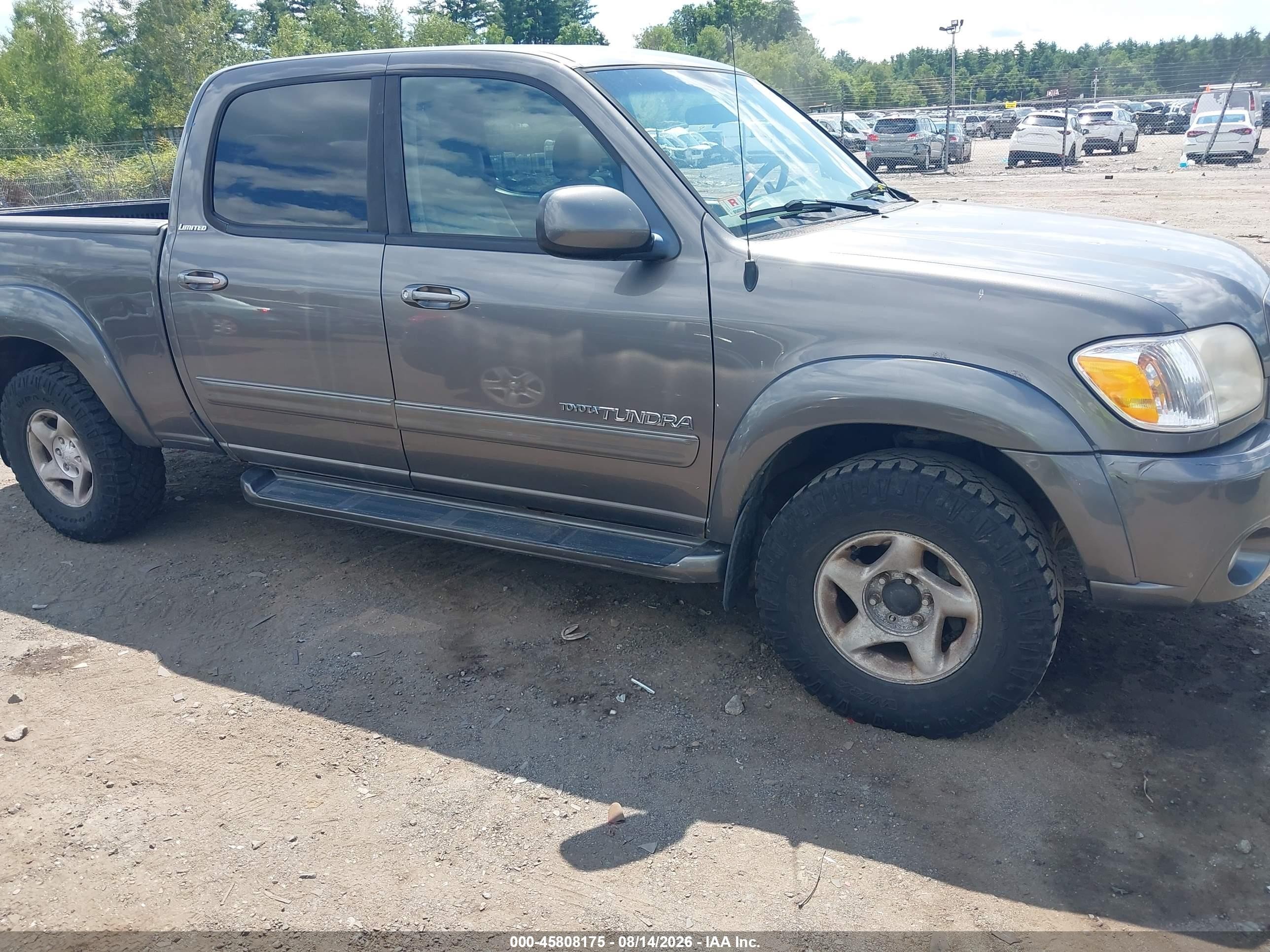 2006 Toyota Tundra Limited V8 Коричневый vin: 5TBDT48166S533594
