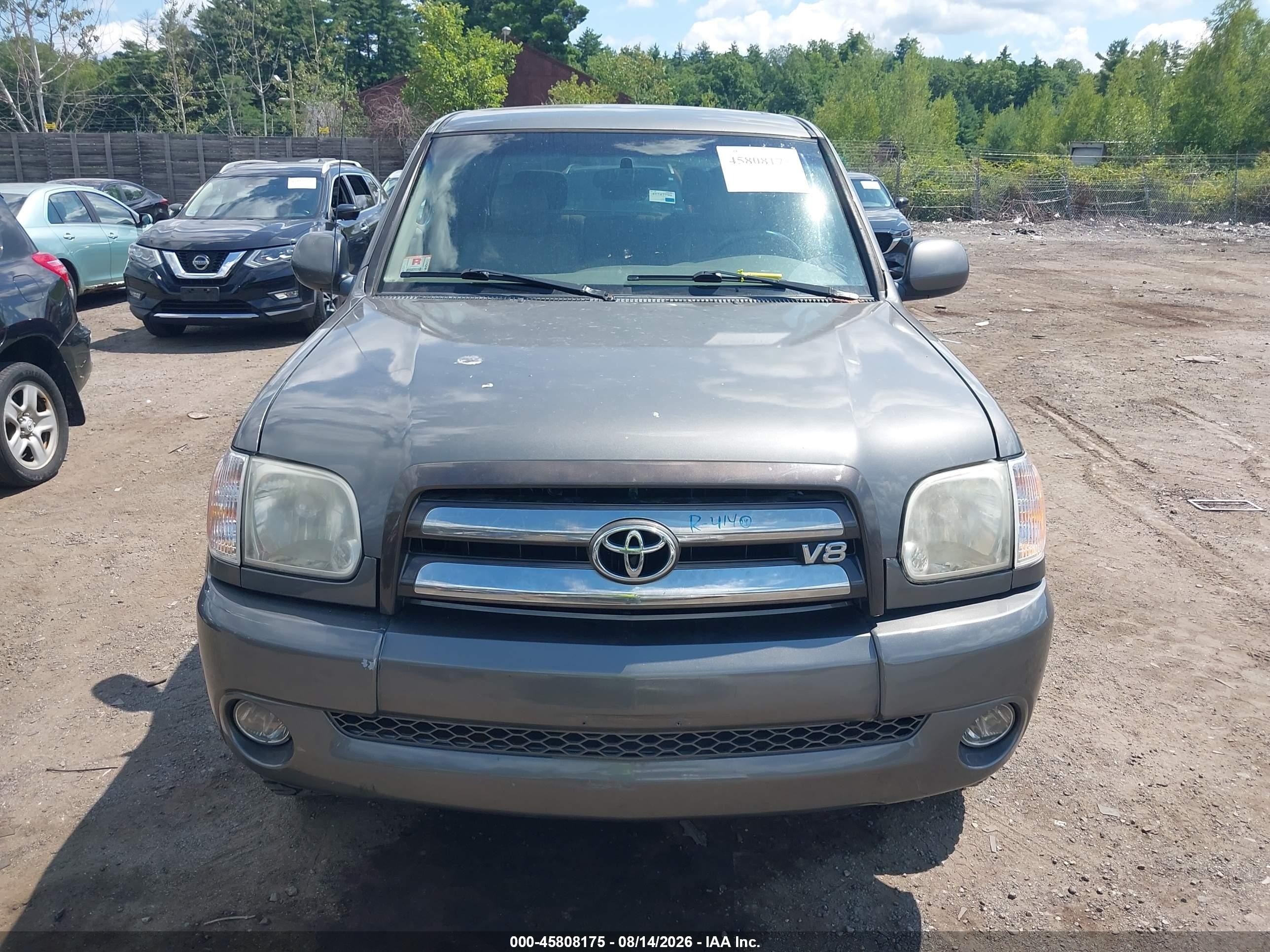 2006 Toyota Tundra Limited V8 Коричневый vin: 5TBDT48166S533594