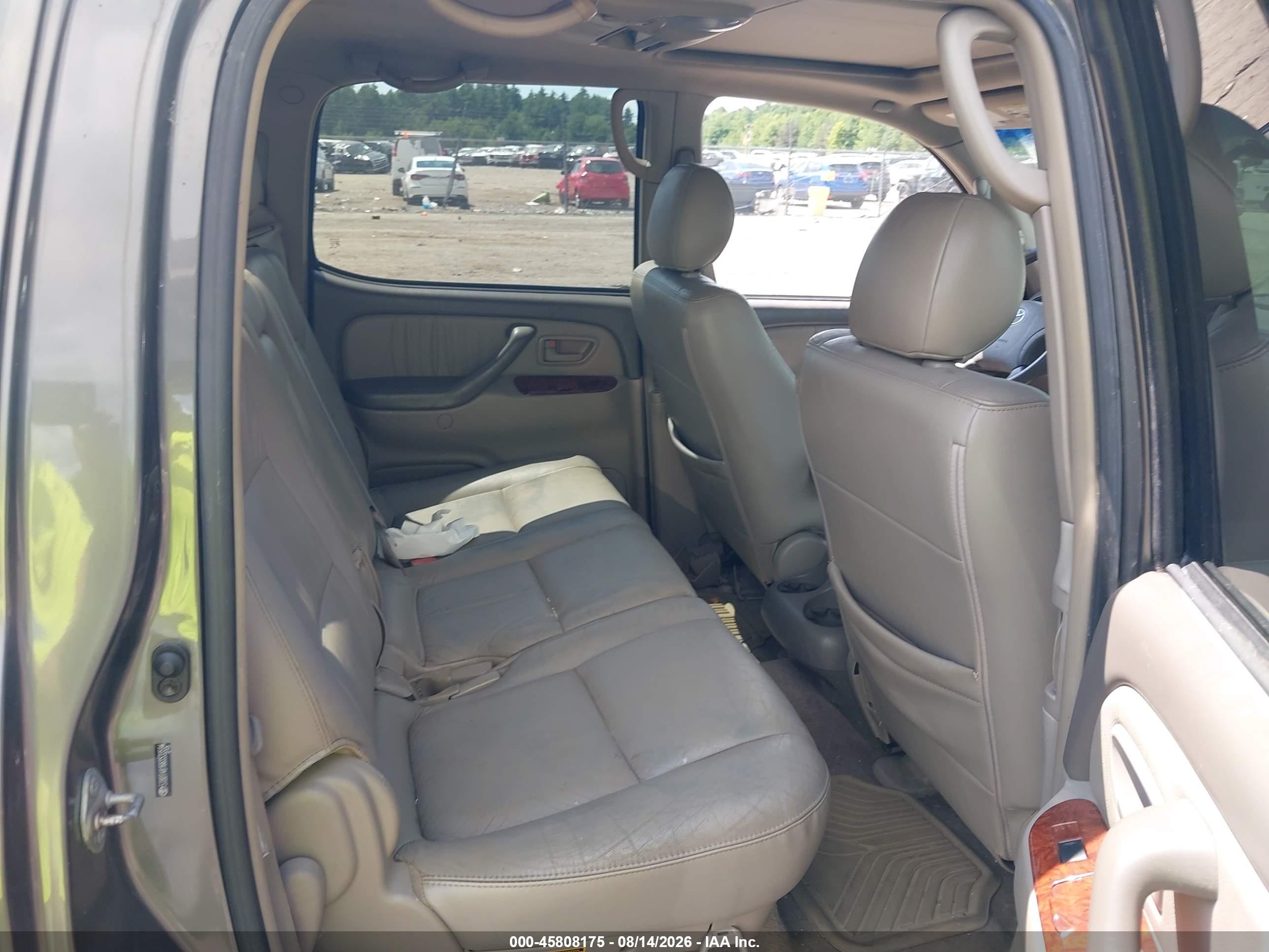 2006 Toyota Tundra Limited V8 Коричневый vin: 5TBDT48166S533594