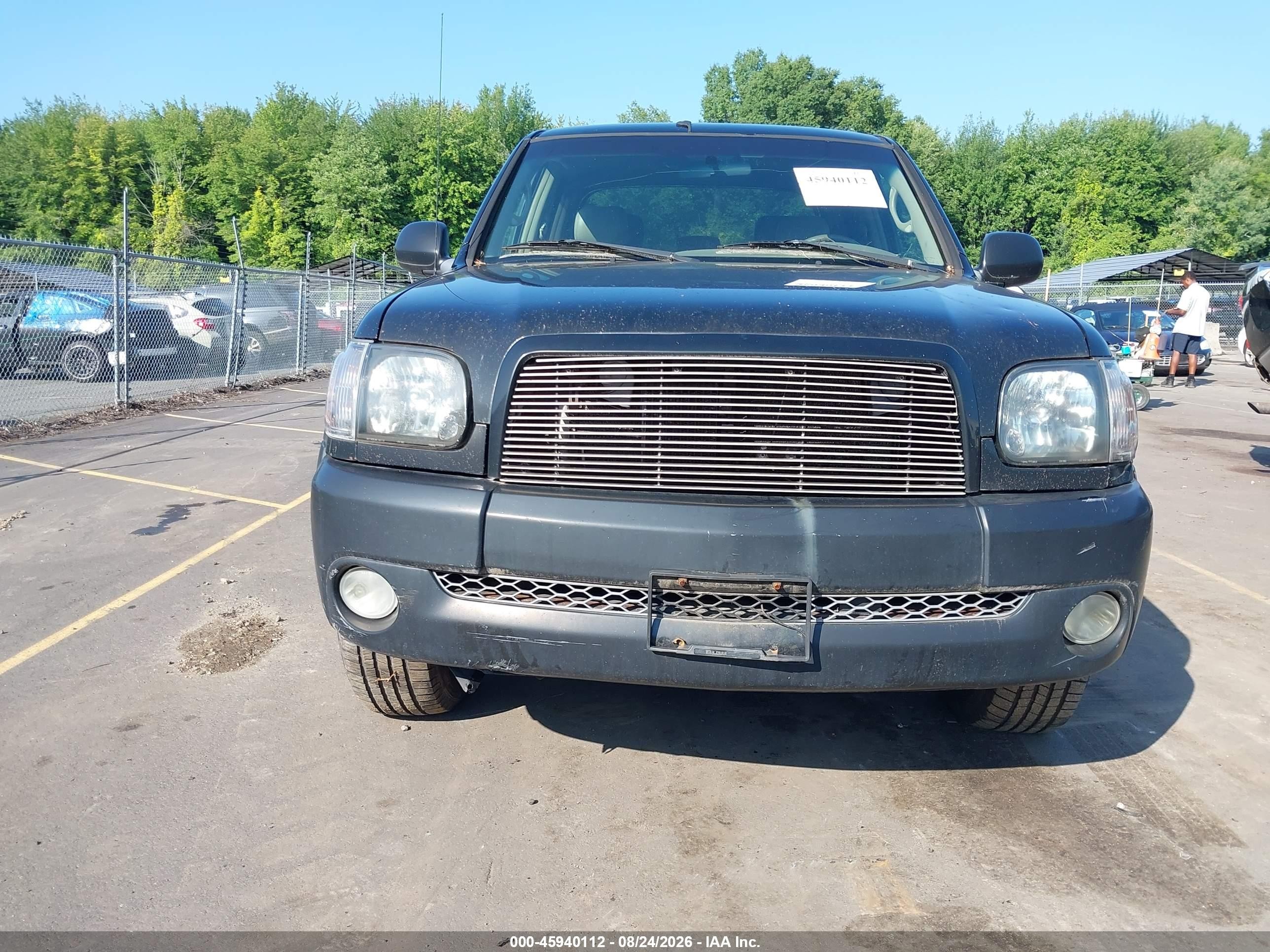 2006 Toyota Tundra Limited V8 Black vin: 5TBDT48166S539346