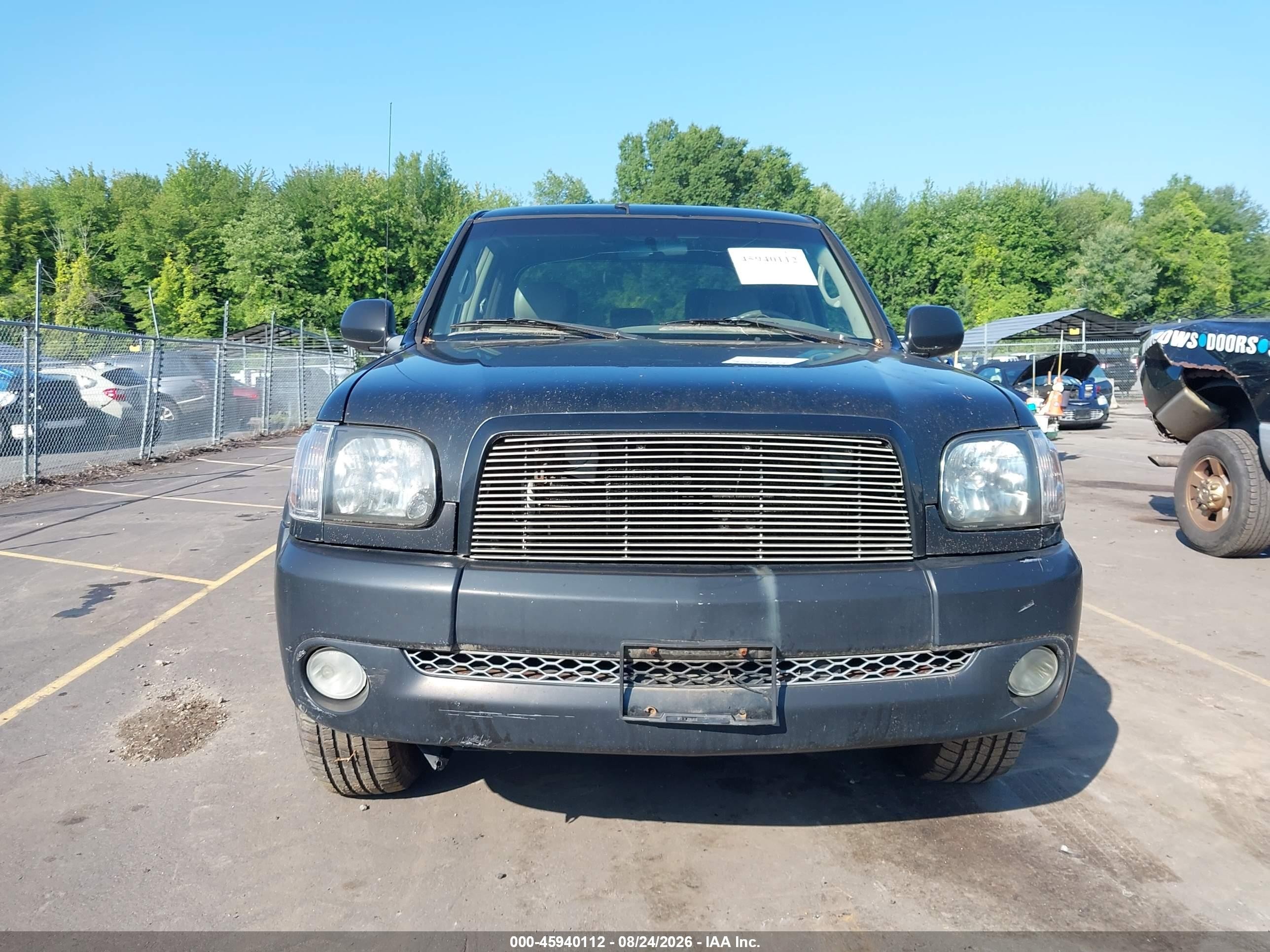 2006 Toyota Tundra Limited V8 Black vin: 5TBDT48166S539346