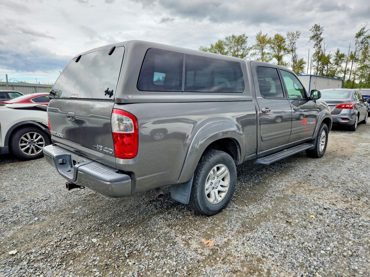 2006 Toyota Tundra Double Cab Limited Серый vin: 5TBDT48166S549892