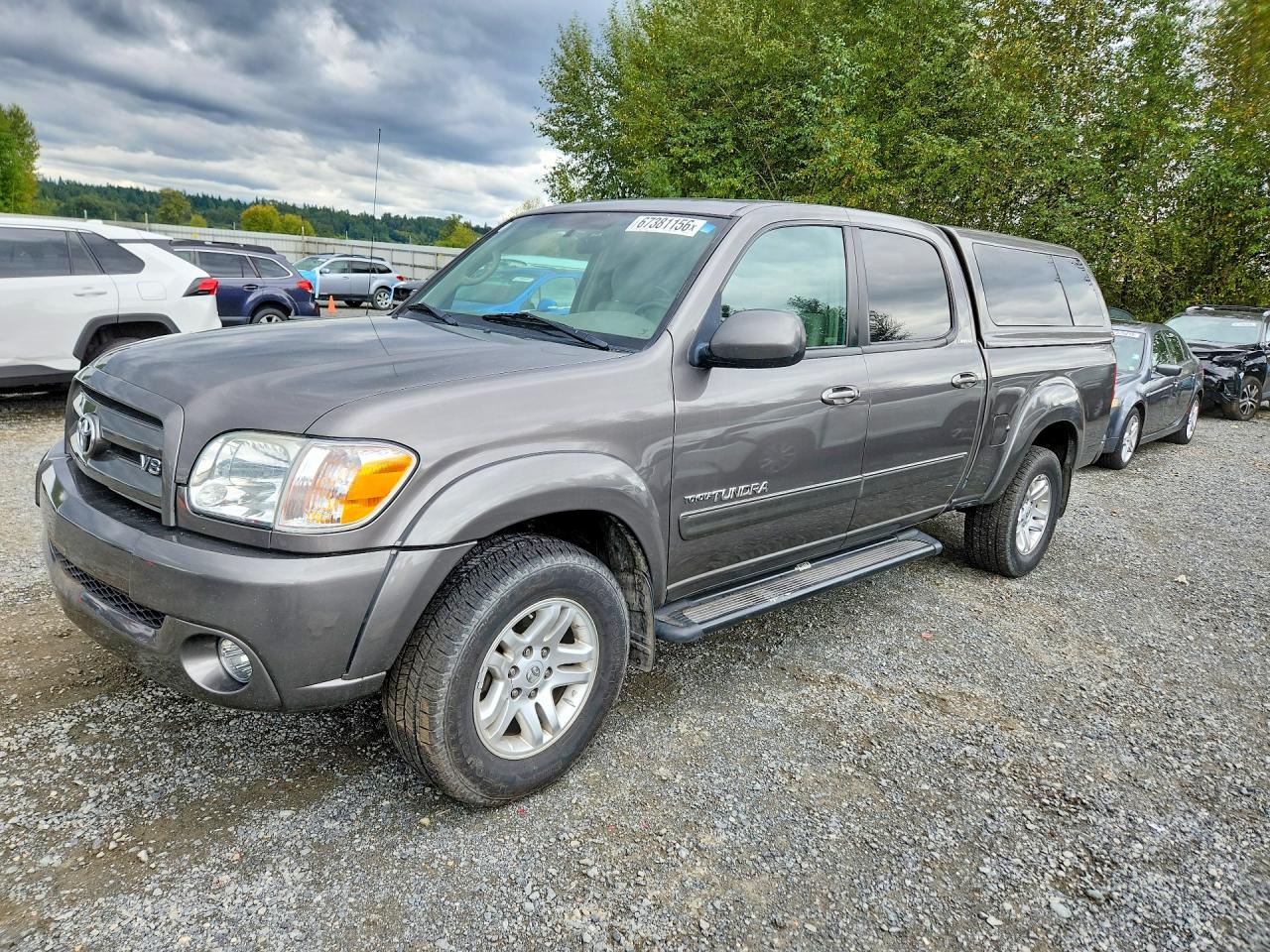 2006 Toyota Tundra Double Cab Limited Серый vin: 5TBDT48166S549892