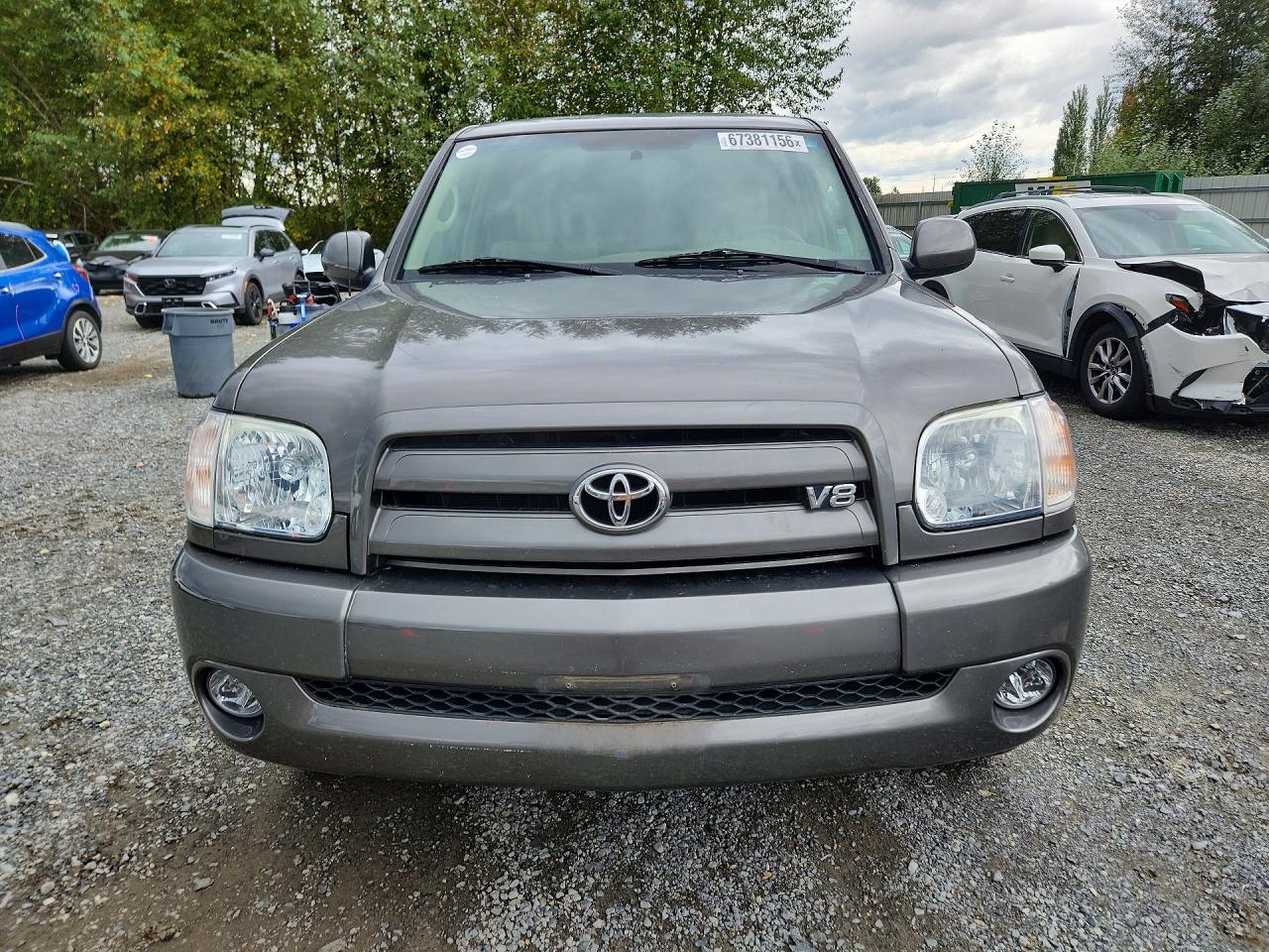 2006 Toyota Tundra Double Cab Limited Серый vin: 5TBDT48166S549892