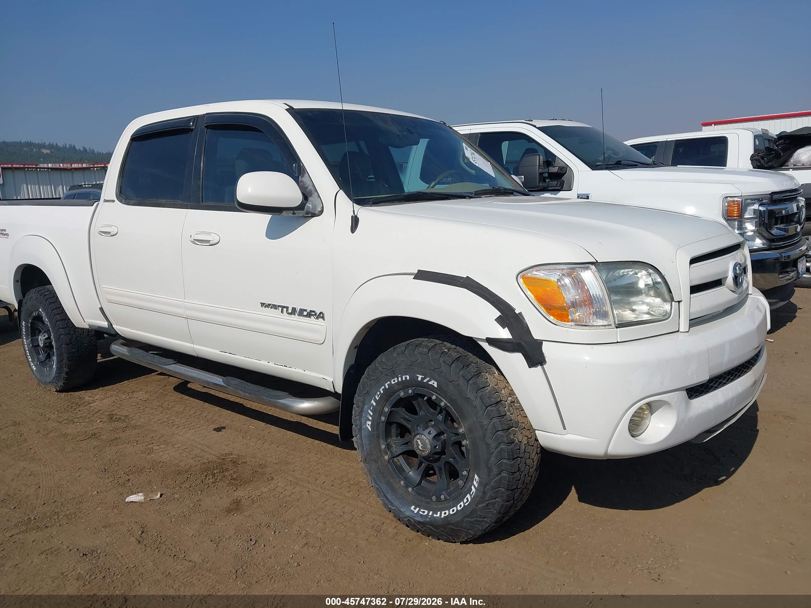 2006 Toyota Tundra Limited V8 Белый vin: 5TBDT48176S515265