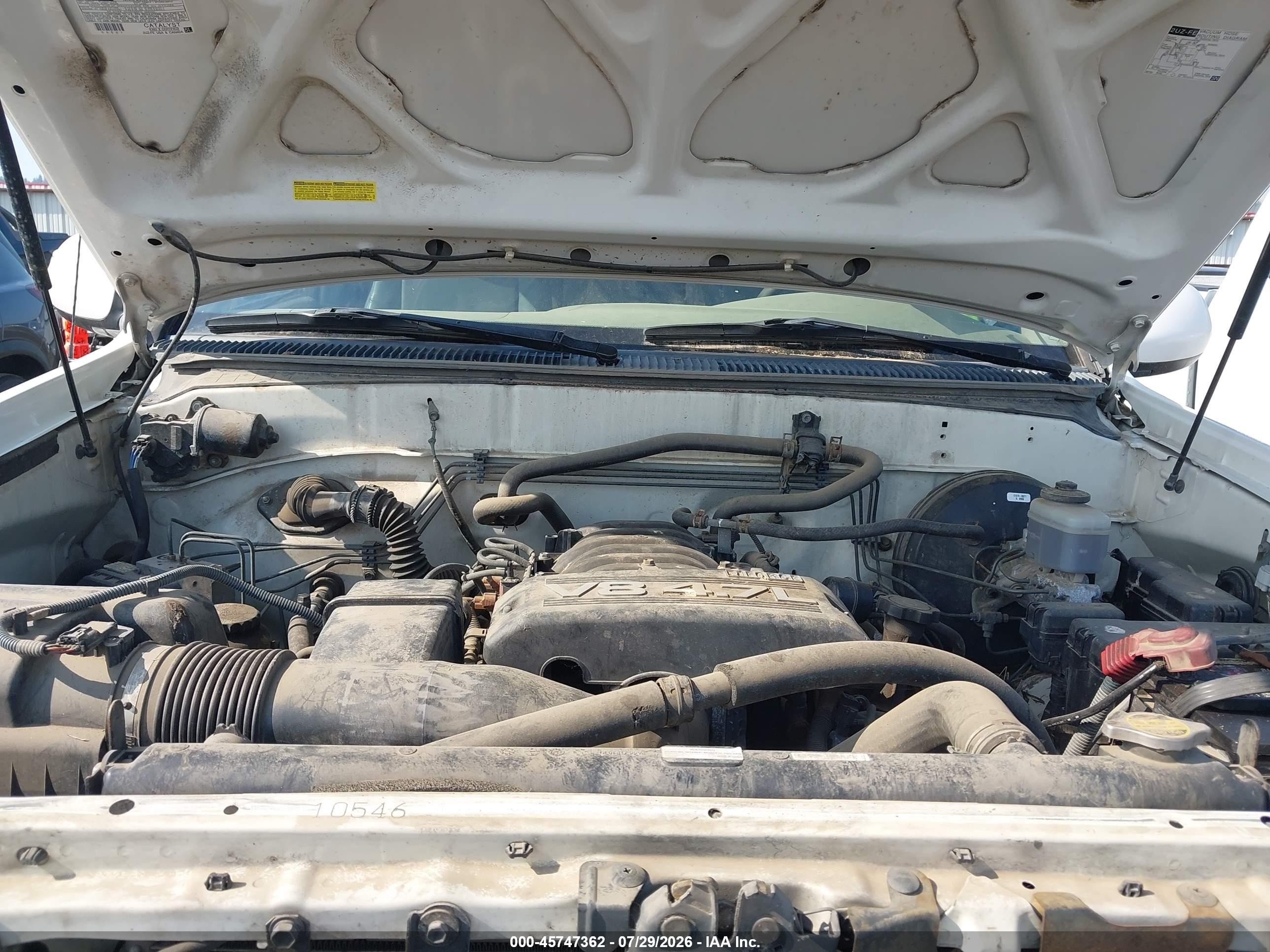 2006 Toyota Tundra Limited V8 Белый vin: 5TBDT48176S515265