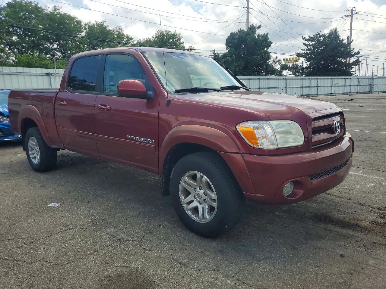 2006 Toyota Tundra Double Cab Limited Maroon vin: 5TBDT48176S544538