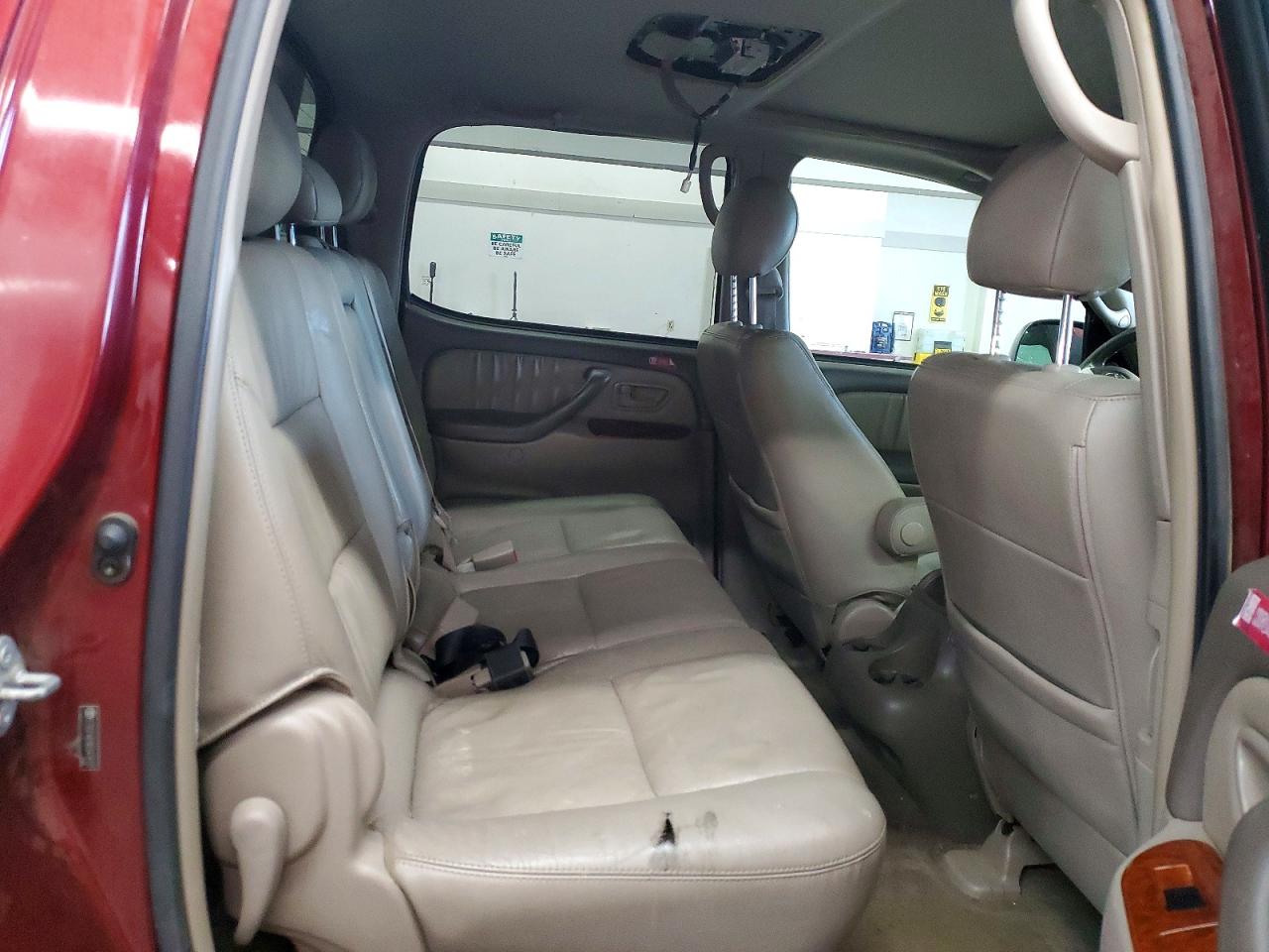 2005 Toyota Tundra Double Cab Limited Red vin: 5TBDT48185S478127
