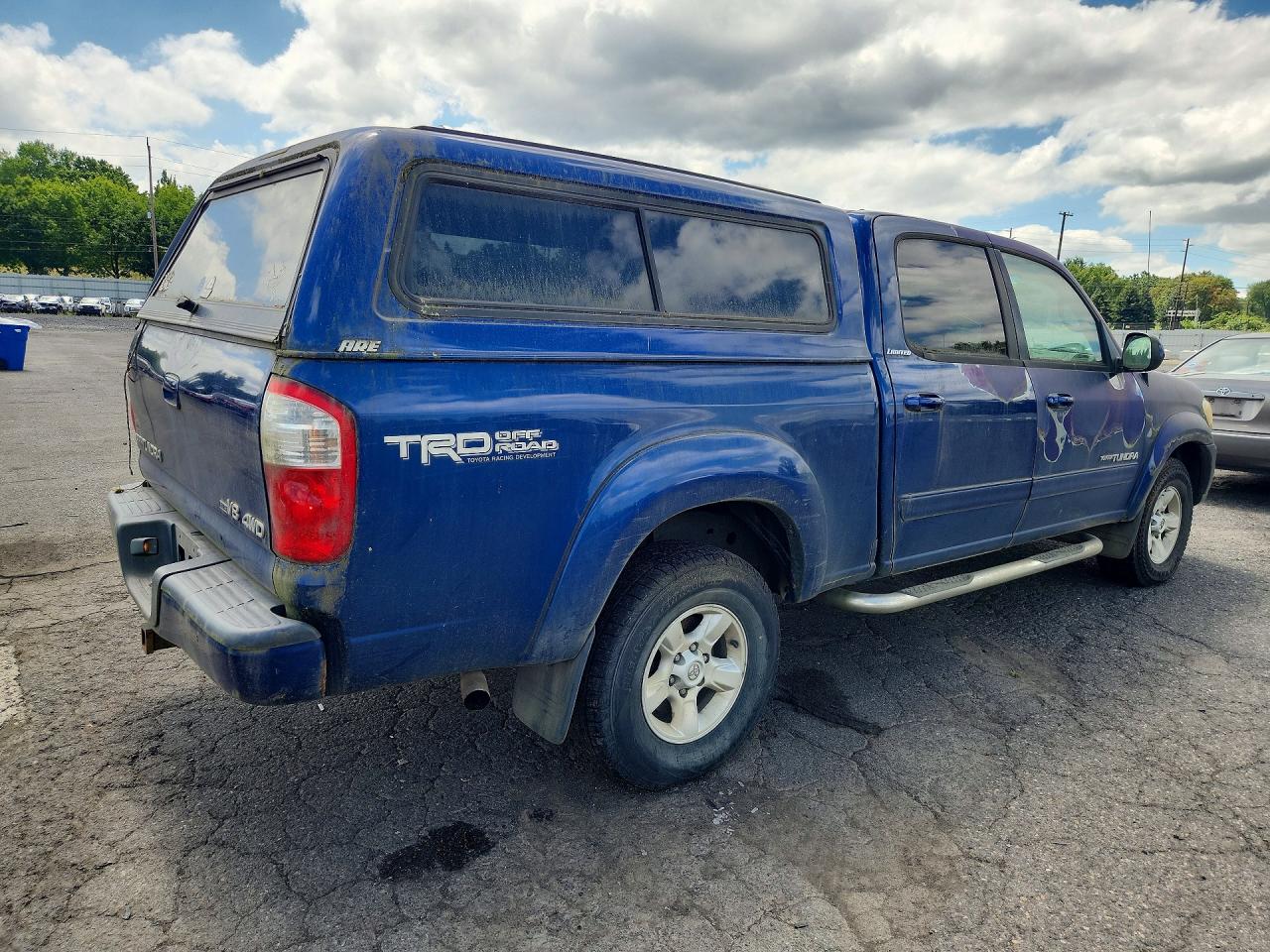 2006 Toyota Tundra Double Cab Limited Blue vin: 5TBDT48186S534147