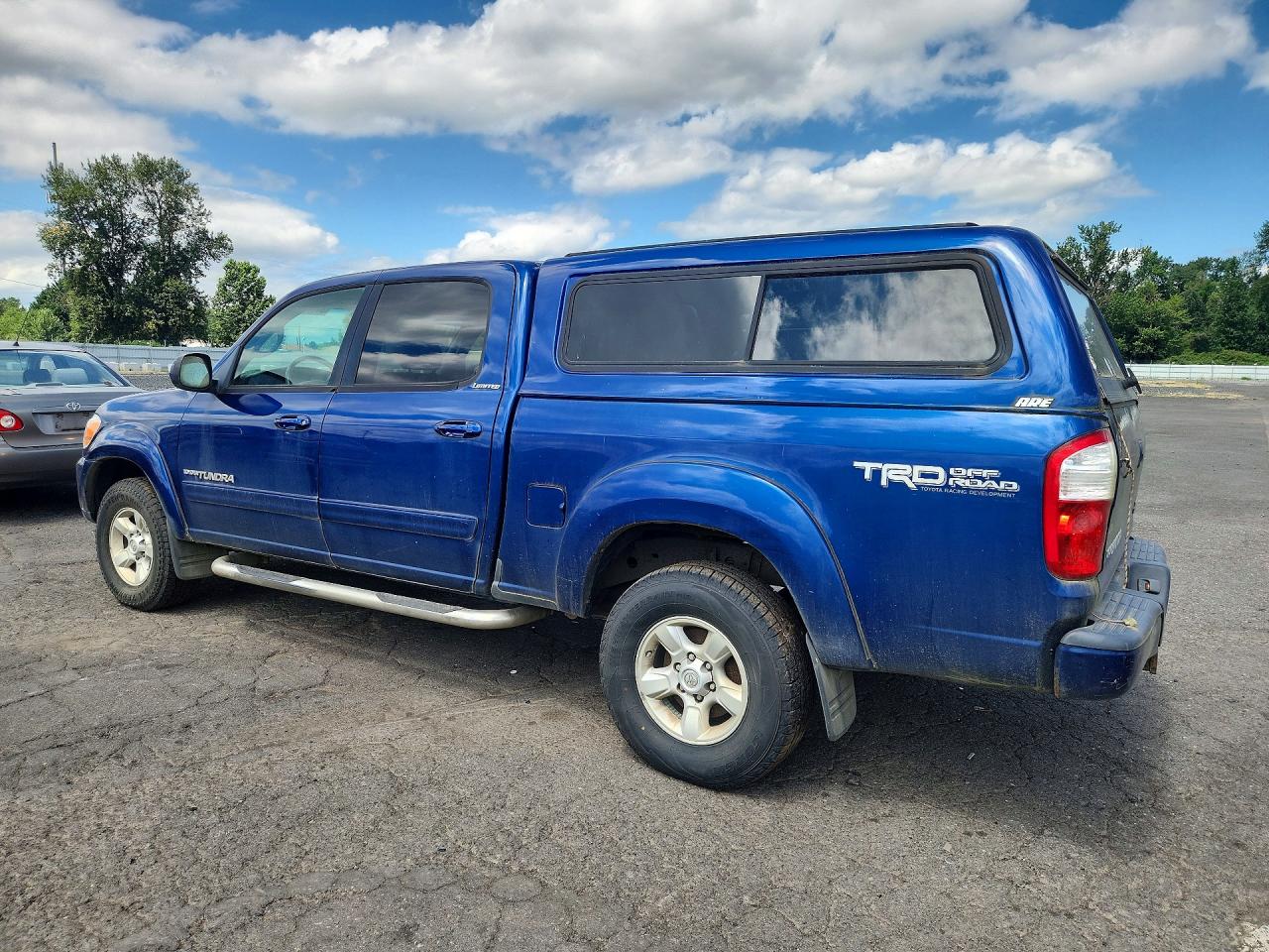 2006 Toyota Tundra Double Cab Limited Blue vin: 5TBDT48186S534147