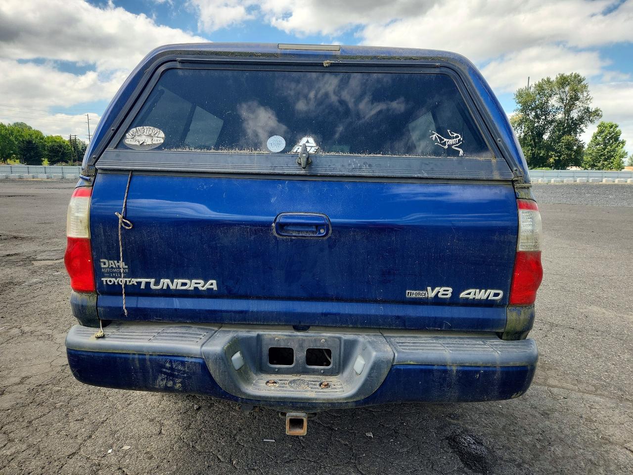 2006 Toyota Tundra Double Cab Limited Blue vin: 5TBDT48186S534147