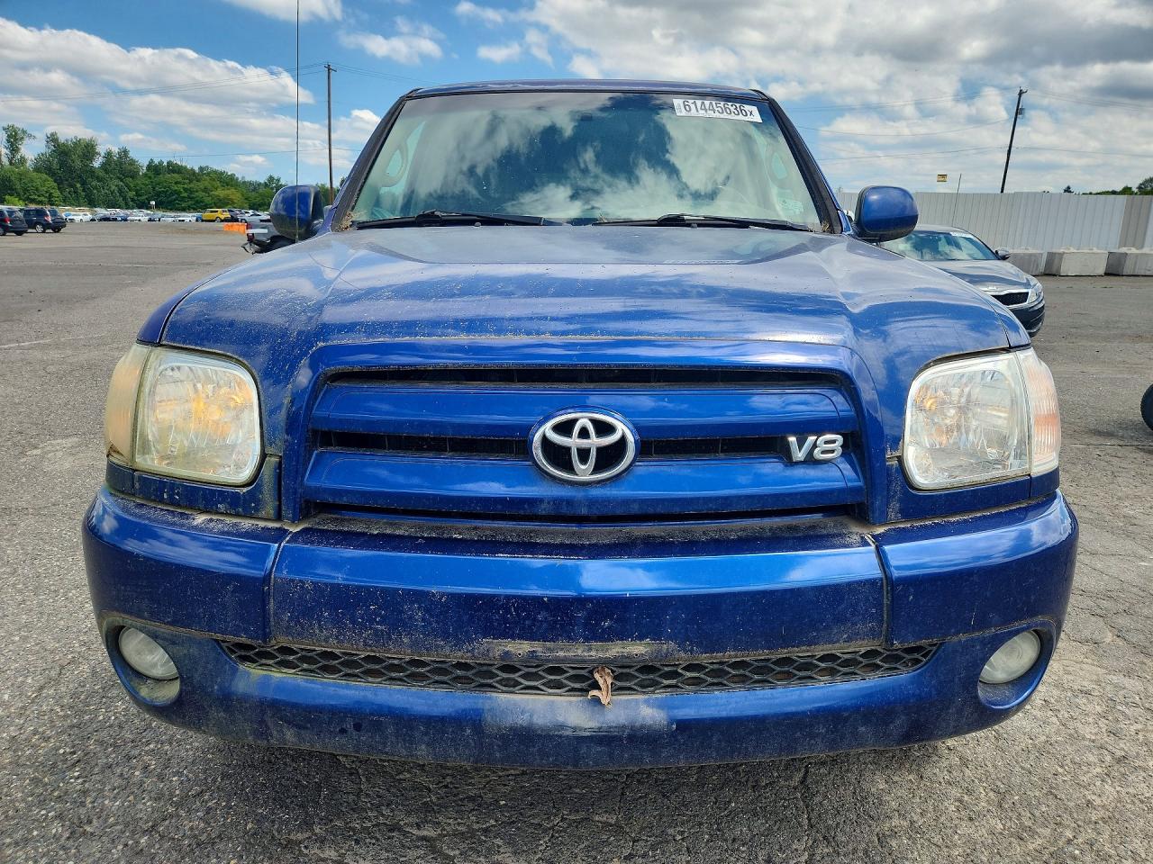 2006 Toyota Tundra Double Cab Limited Blue vin: 5TBDT48186S534147