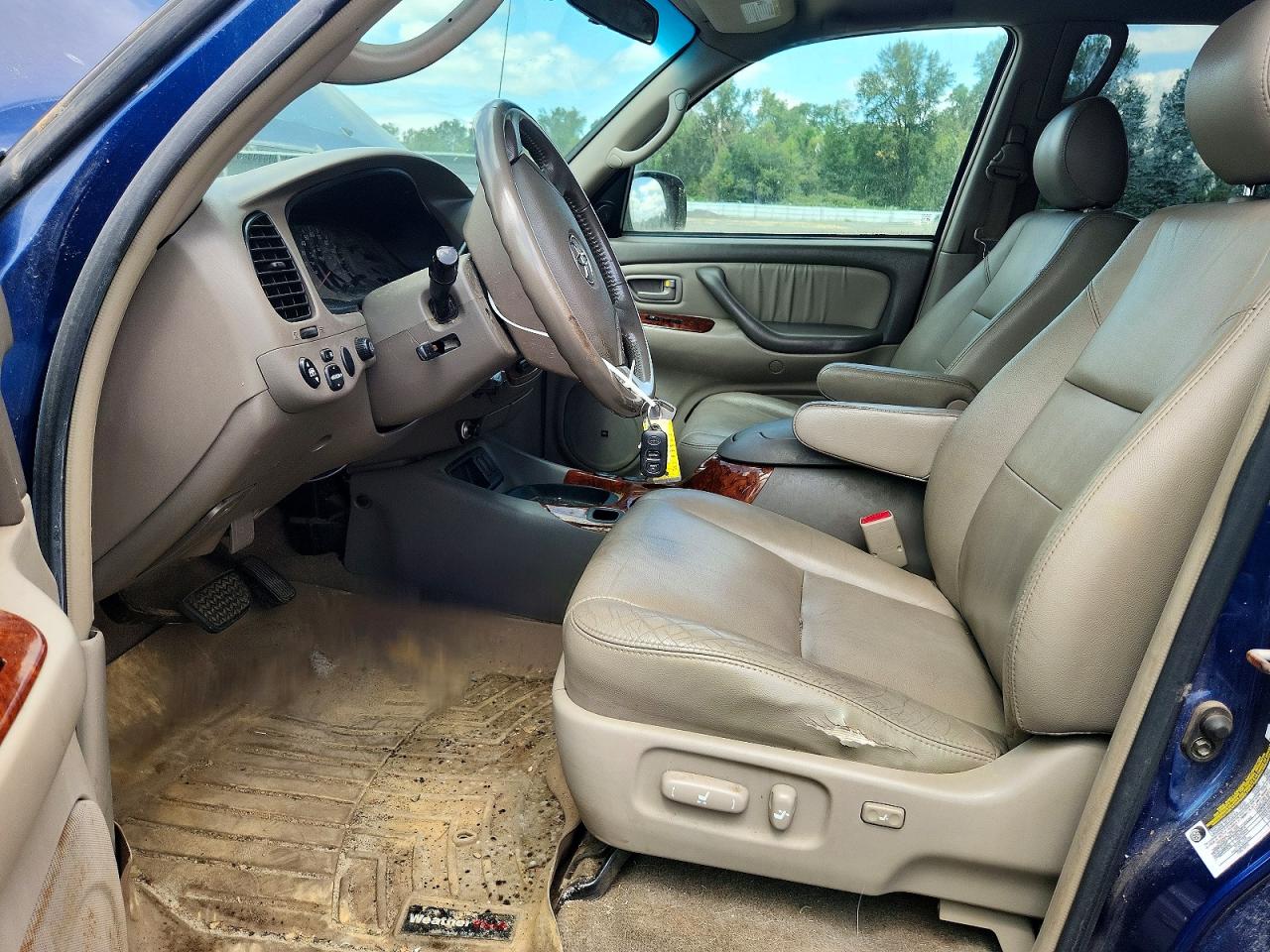 2006 Toyota Tundra Double Cab Limited Blue vin: 5TBDT48186S534147