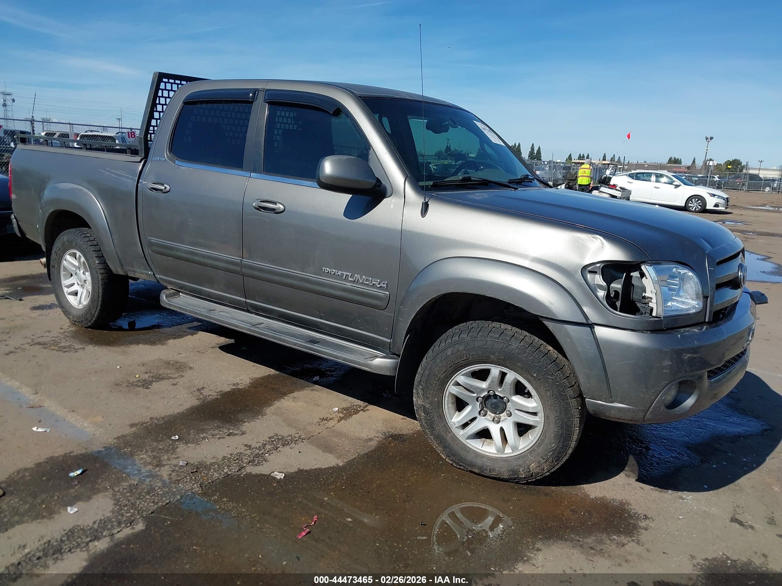 2004 Toyota Tundra Limited V8 Gray vin: 5TBDT48194S434510