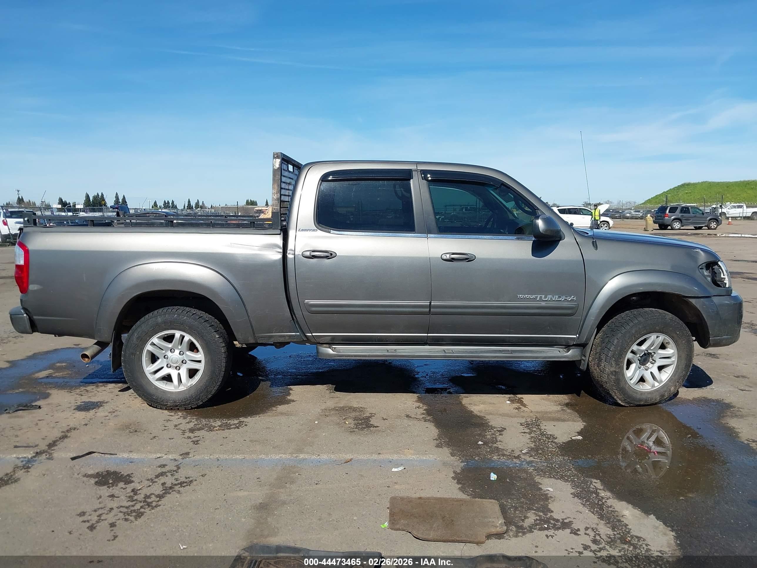 2004 Toyota Tundra Limited V8 Gray vin: 5TBDT48194S434510