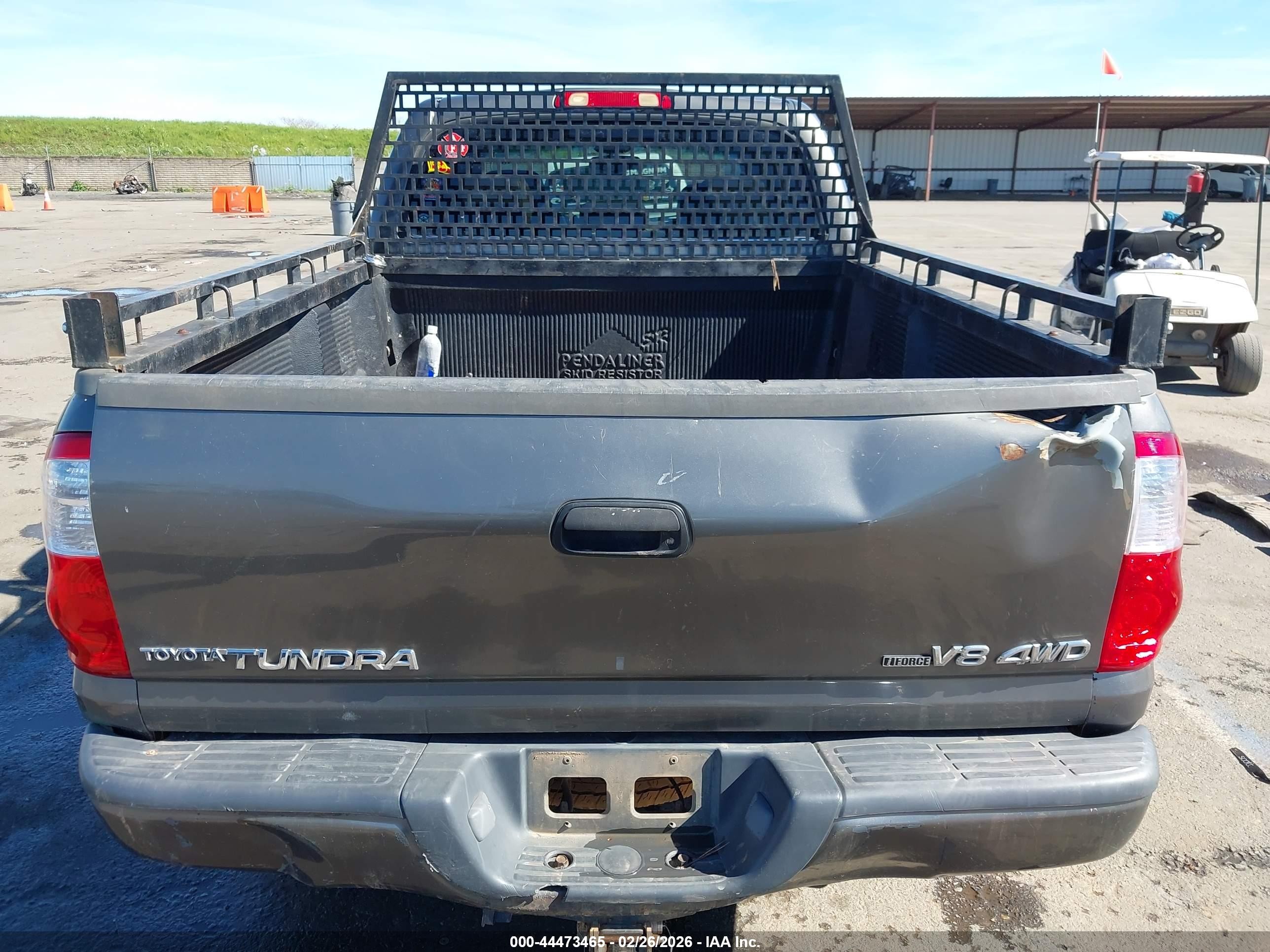 2004 Toyota Tundra Limited V8 Gray vin: 5TBDT48194S434510