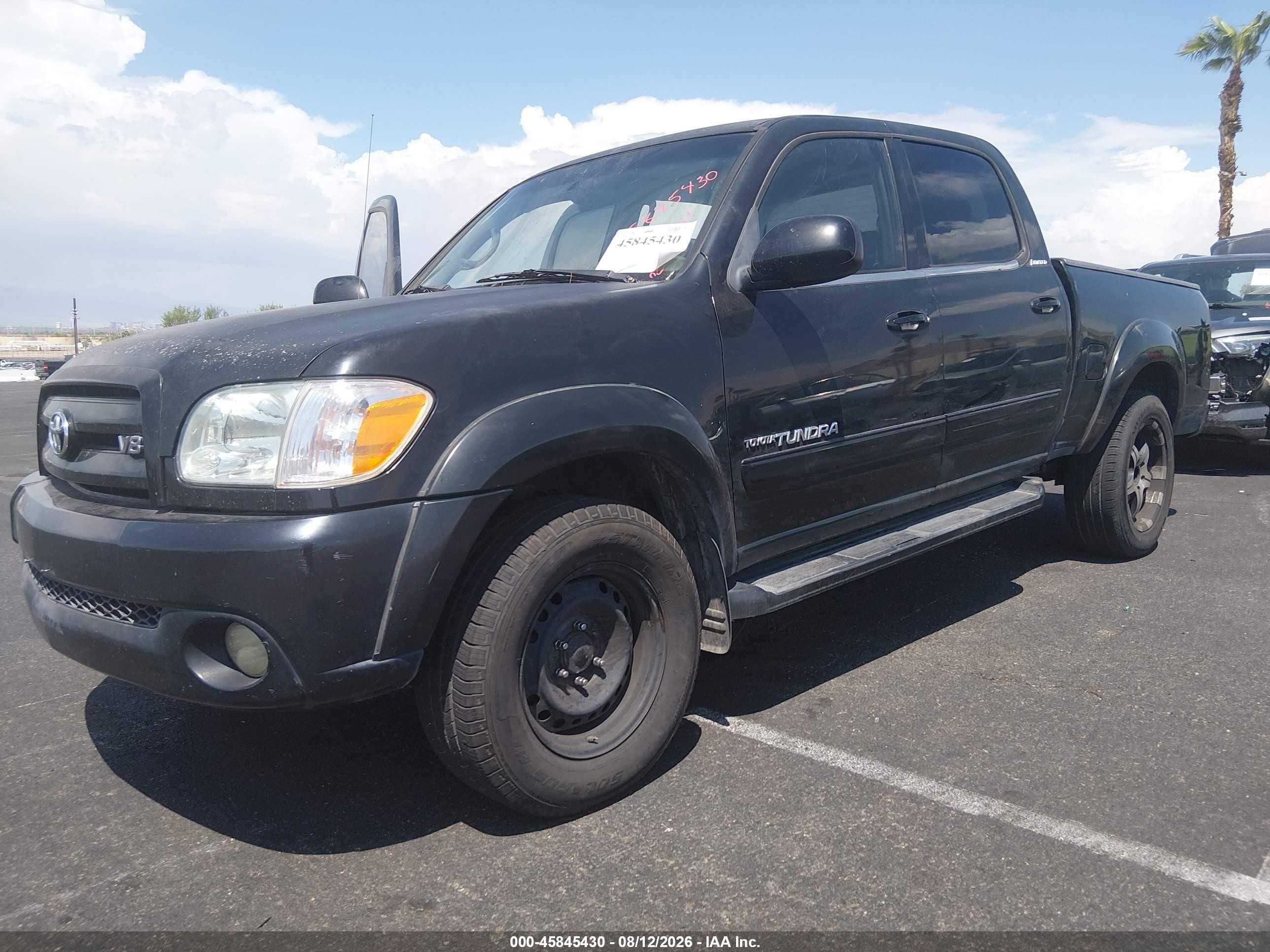 2005 Toyota Tundra Limited V8 Black vin: 5TBDT48195S482929