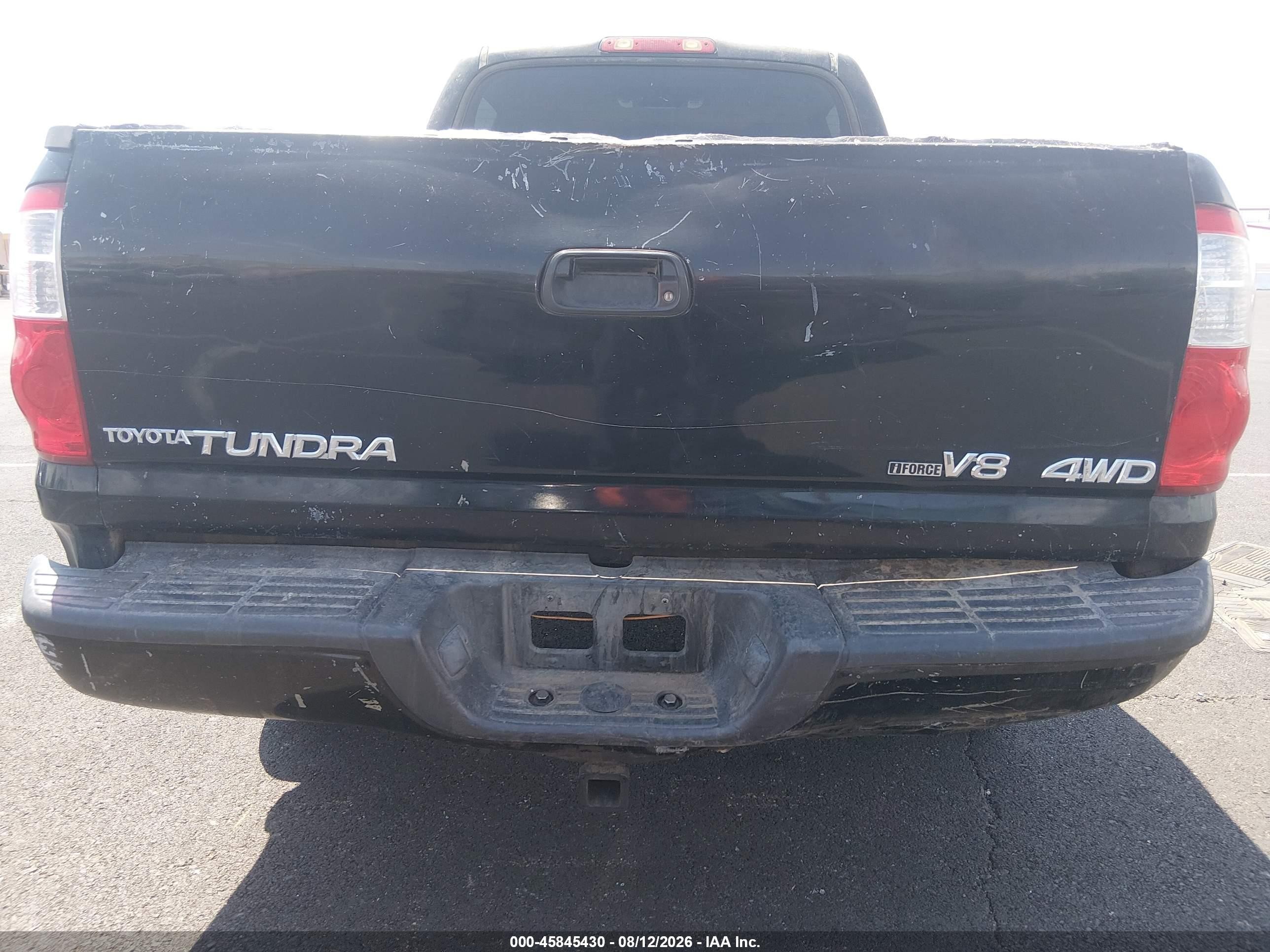 2005 Toyota Tundra Limited V8 Black vin: 5TBDT48195S482929