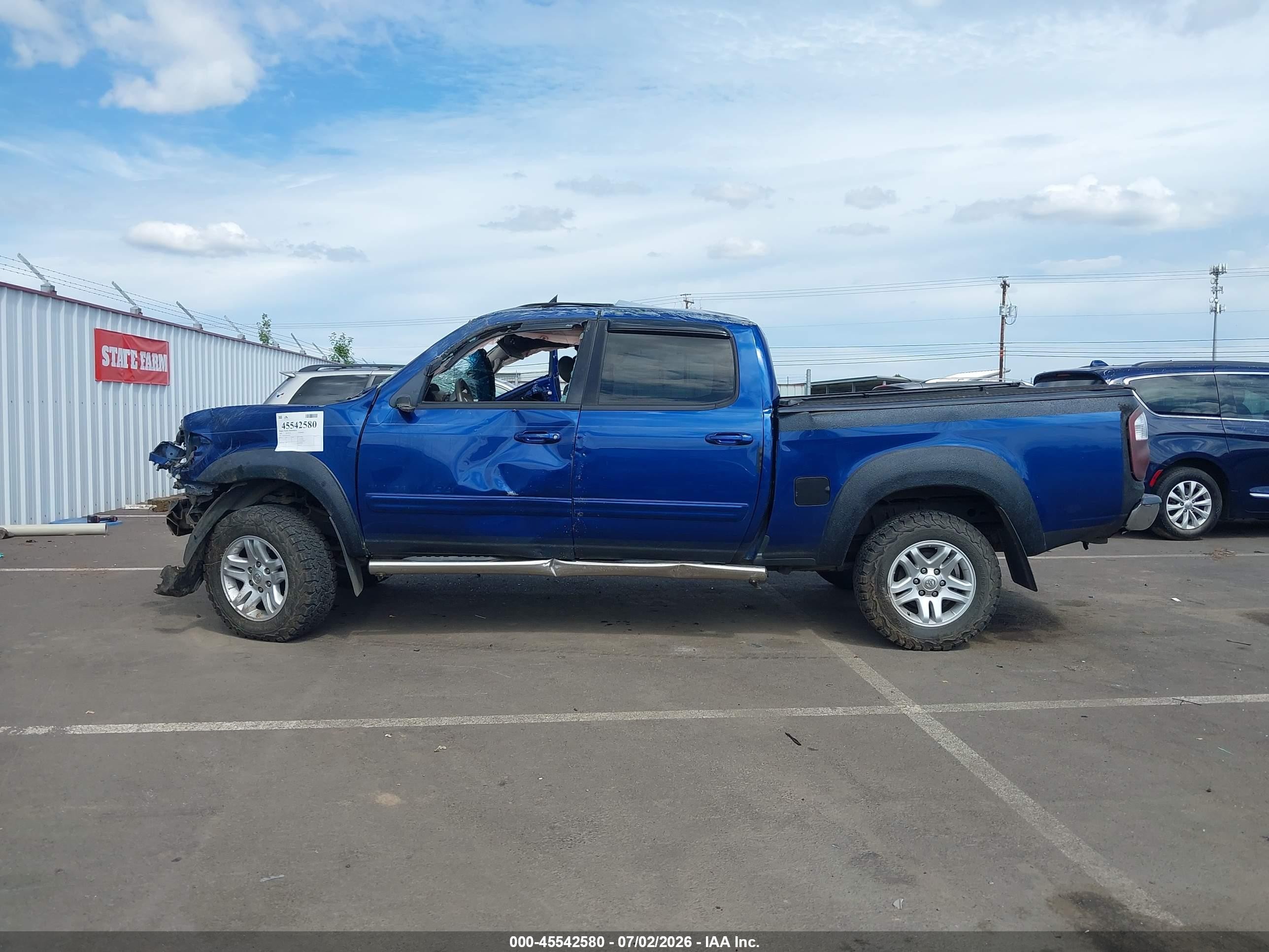 2006 Toyota Tundra Limited V8 Blue vin: 5TBDT48196S519687