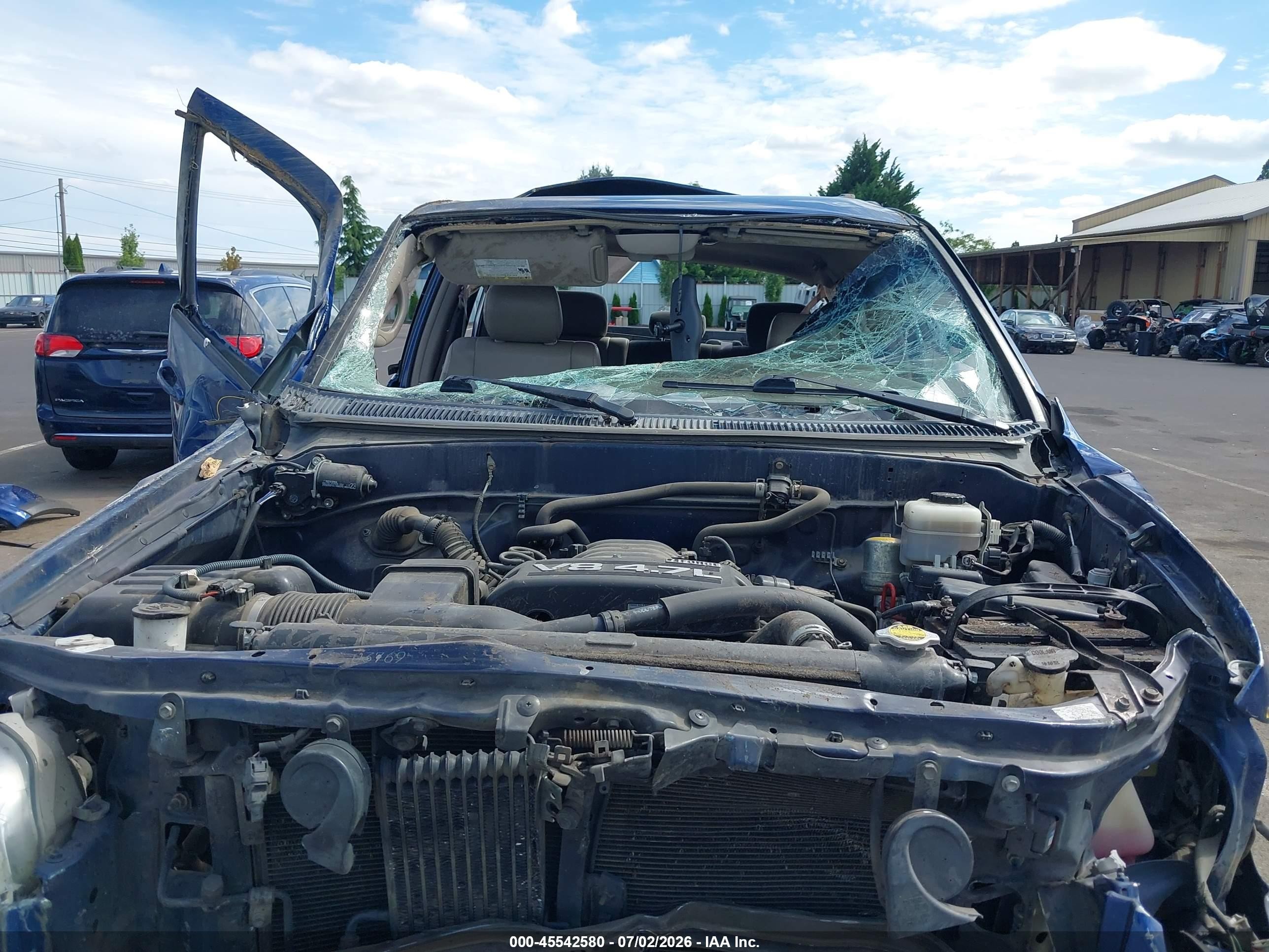 2006 Toyota Tundra Limited V8 Blue vin: 5TBDT48196S519687