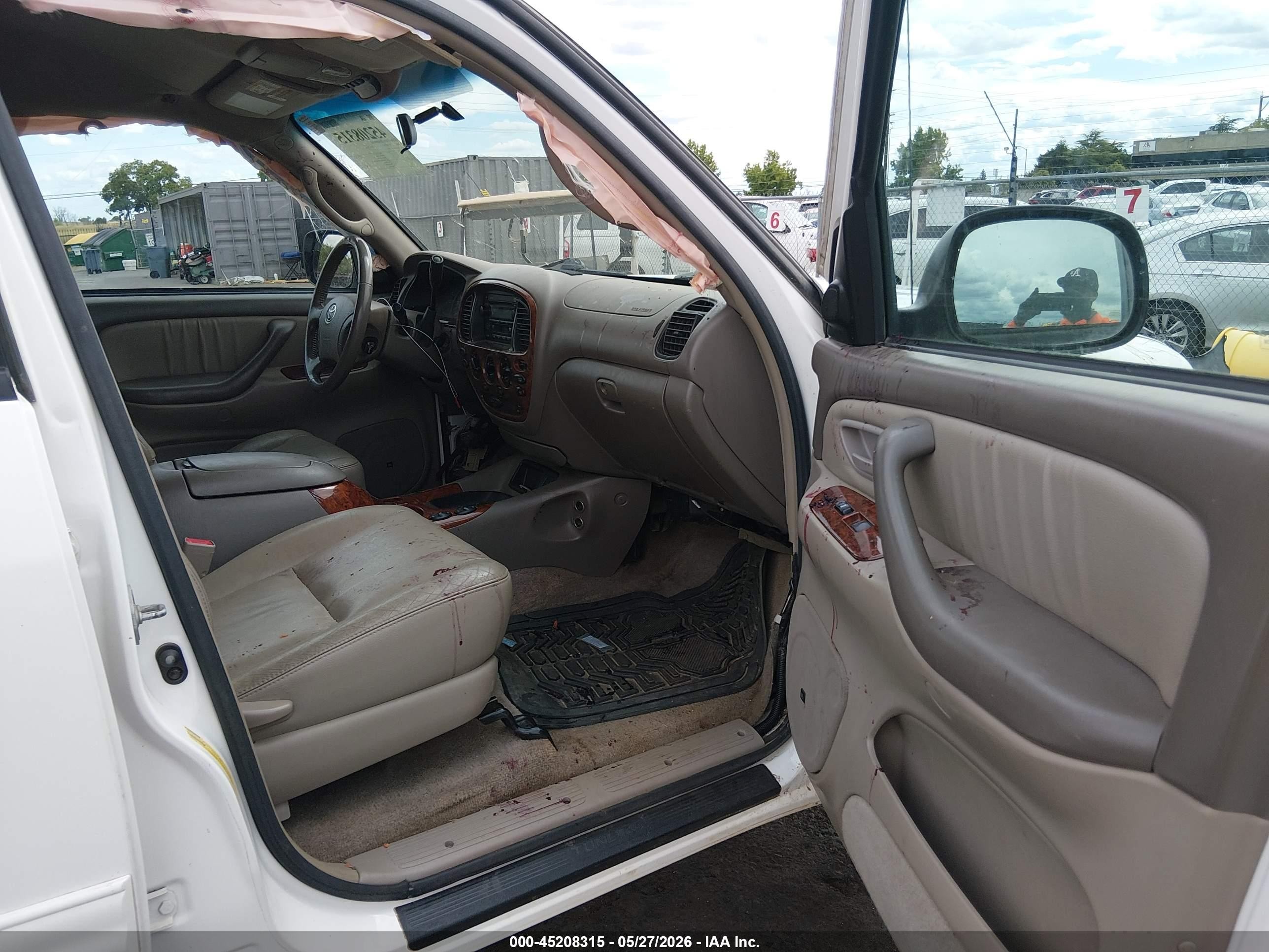 2006 Toyota Tundra Limited V8 White vin: 5TBDT48196S527983