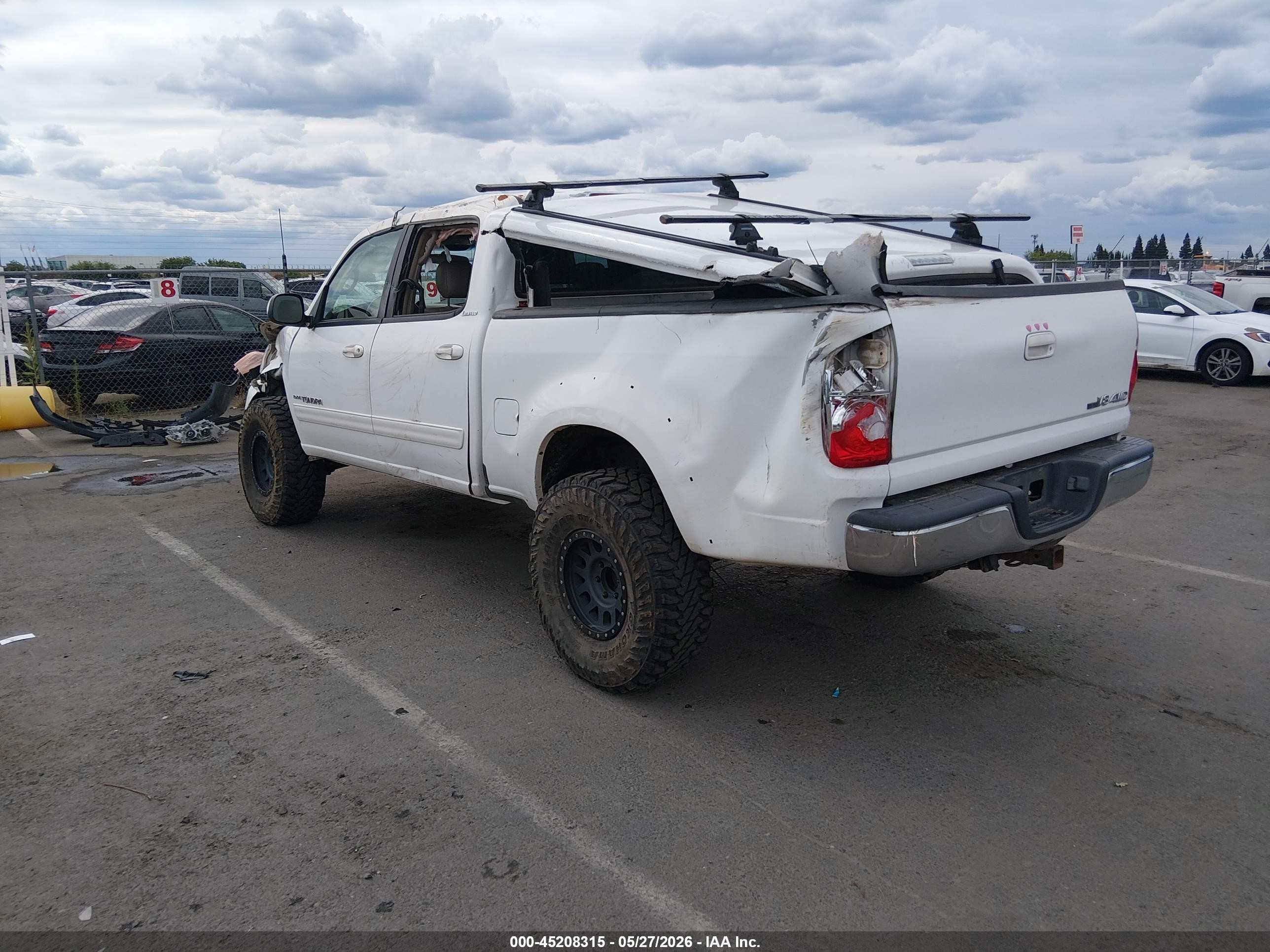 2006 Toyota Tundra Limited V8 White vin: 5TBDT48196S527983