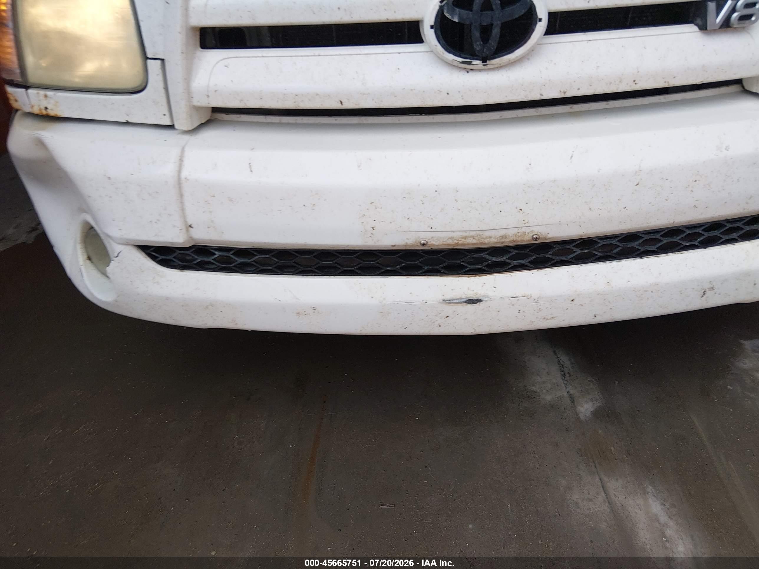 2004 Toyota Tundra Limited V8 Белый vin: 5TBDT481X4S451607