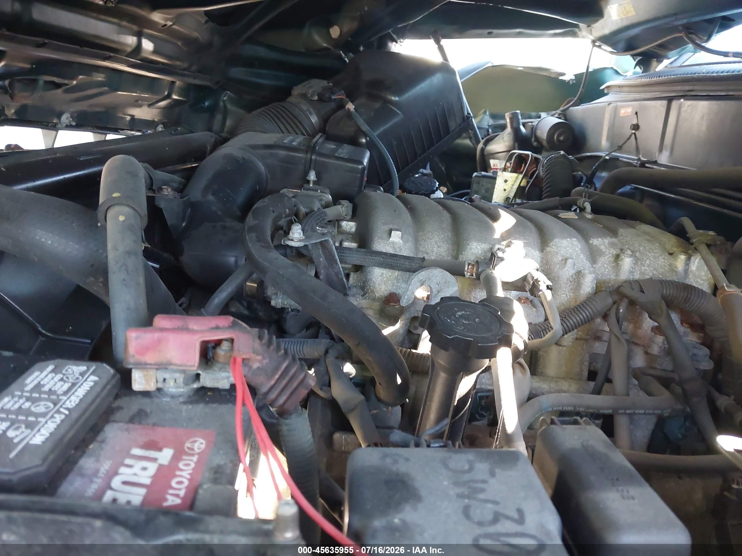 2004 Toyota Tundra Limited V8 Green vin: 5TBDT481X4S466222