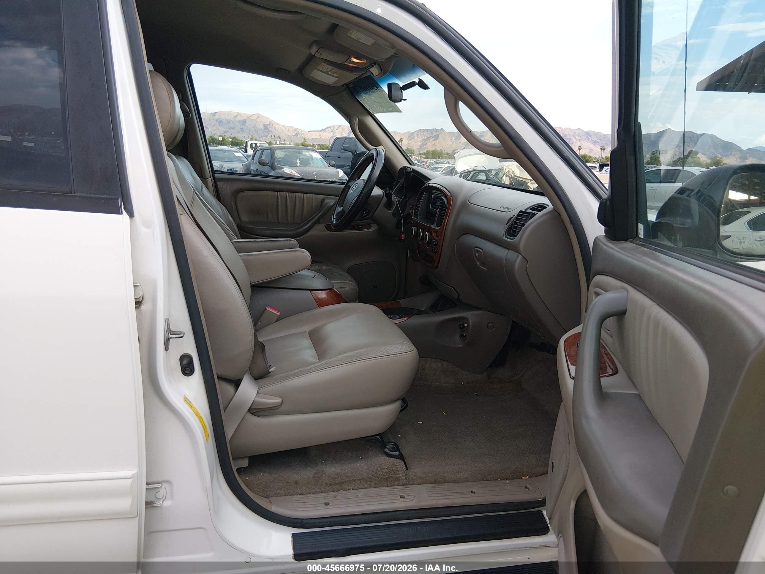 2006 Toyota Tundra Limited V8 White vin: 5TBDT481X6S514353
