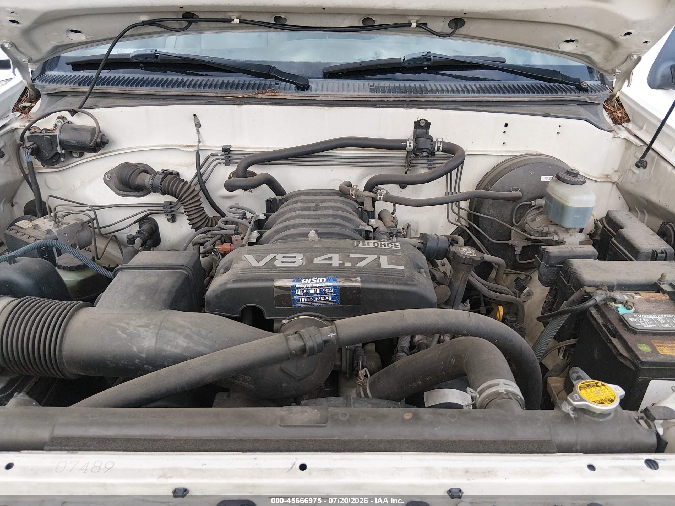2006 Toyota Tundra Limited V8 White vin: 5TBDT481X6S514353