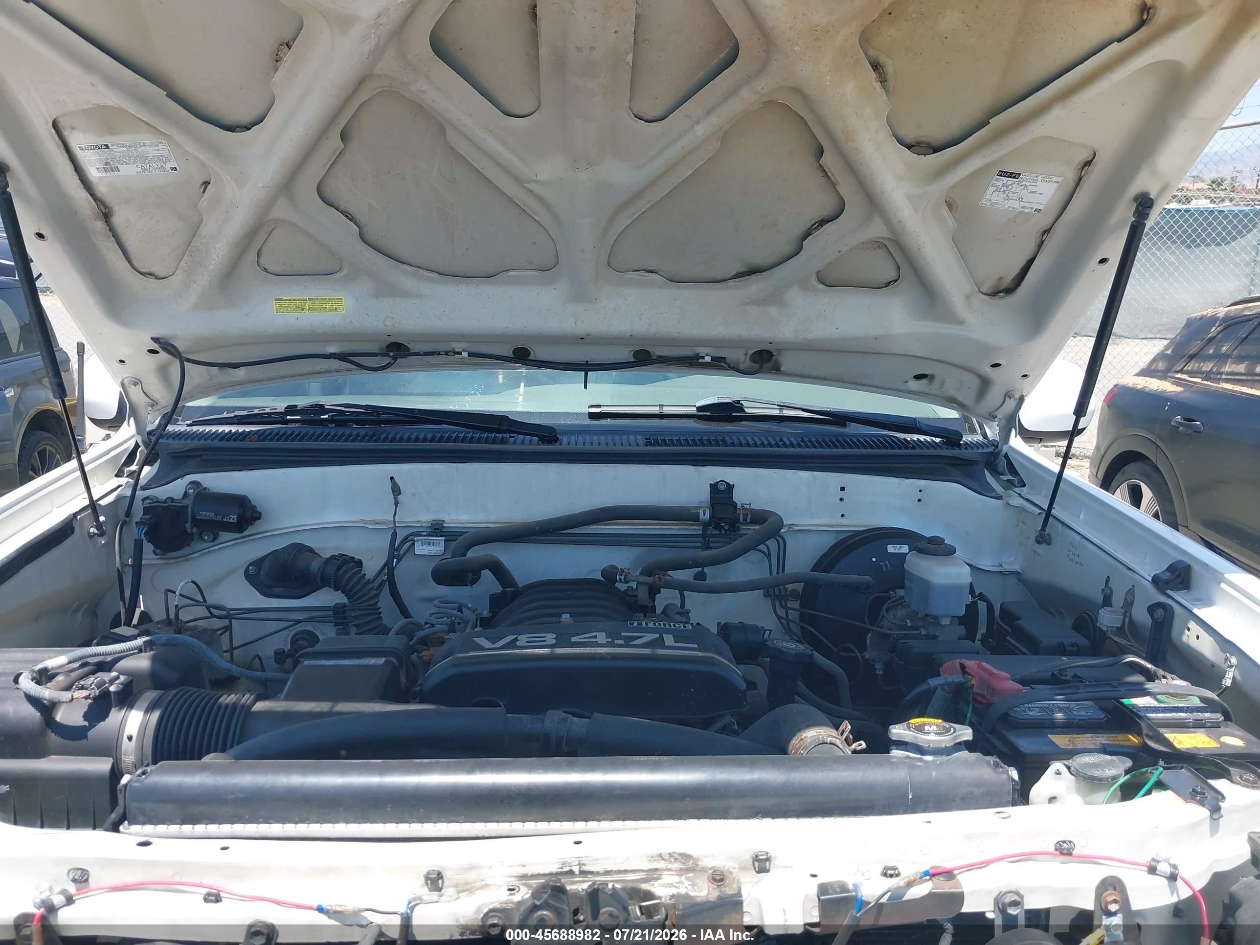 2006 Toyota Tundra Limited V8 Белый vin: 5TBDT481X6S533579