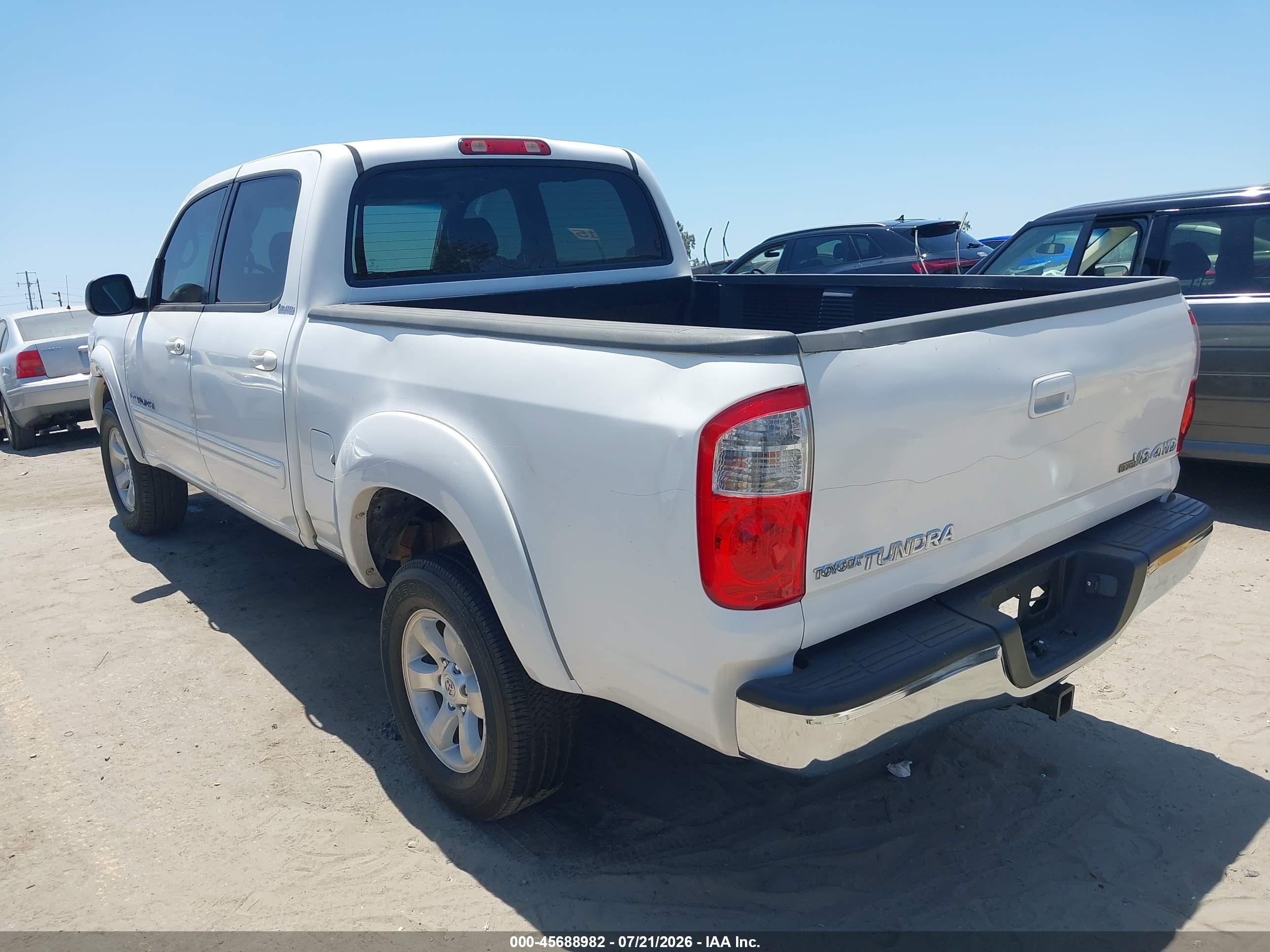 2006 Toyota Tundra Limited V8 Белый vin: 5TBDT481X6S533579