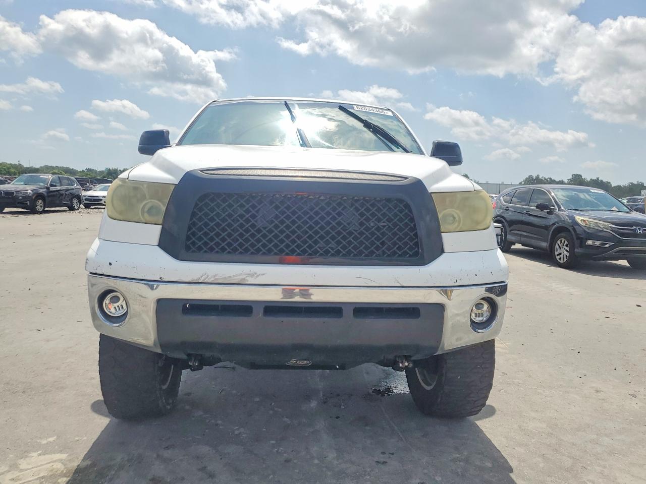 2007 Toyota Tundra Crewmax Sr5 White vin: 5TBDV54117S464532